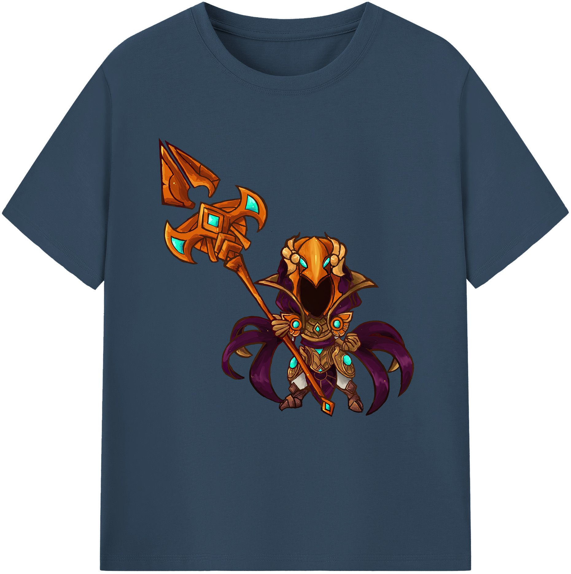 （画像用） リーグ・オブ・レジェンド League of Legends LOL レディースカジュアルプリントTシャツ（綿100％）