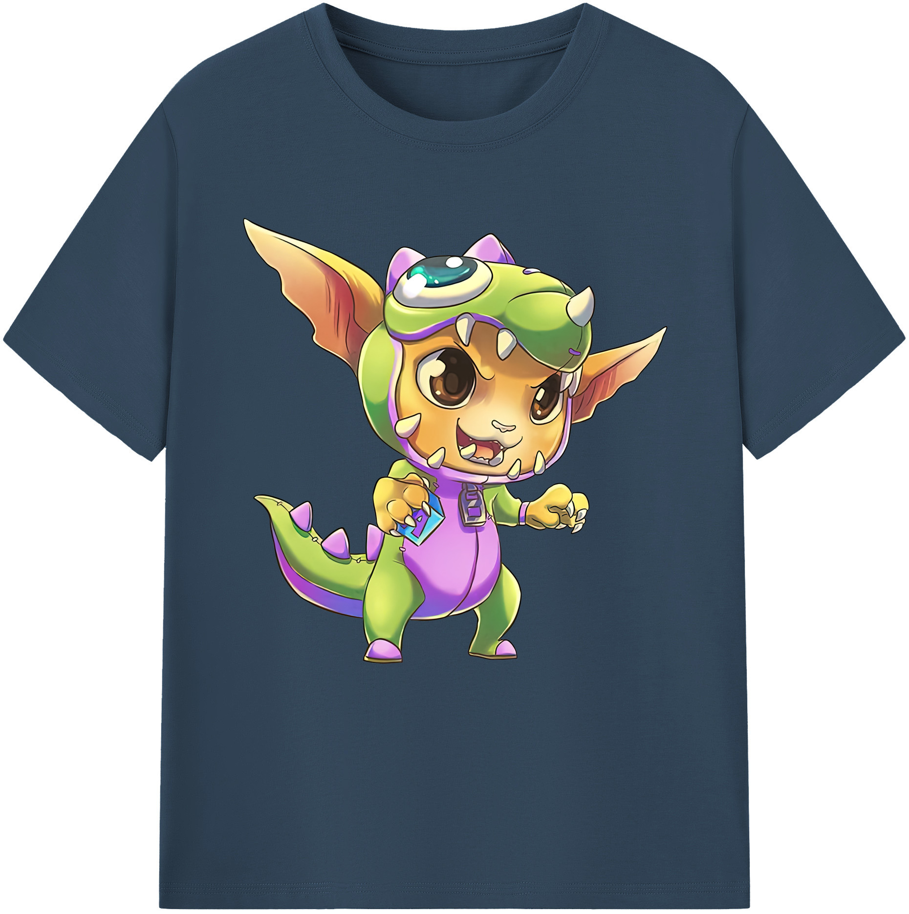 リーグ・オブ・レジェンド League of Legends LOL レディースカジュアルプリントTシャツ（綿100％）