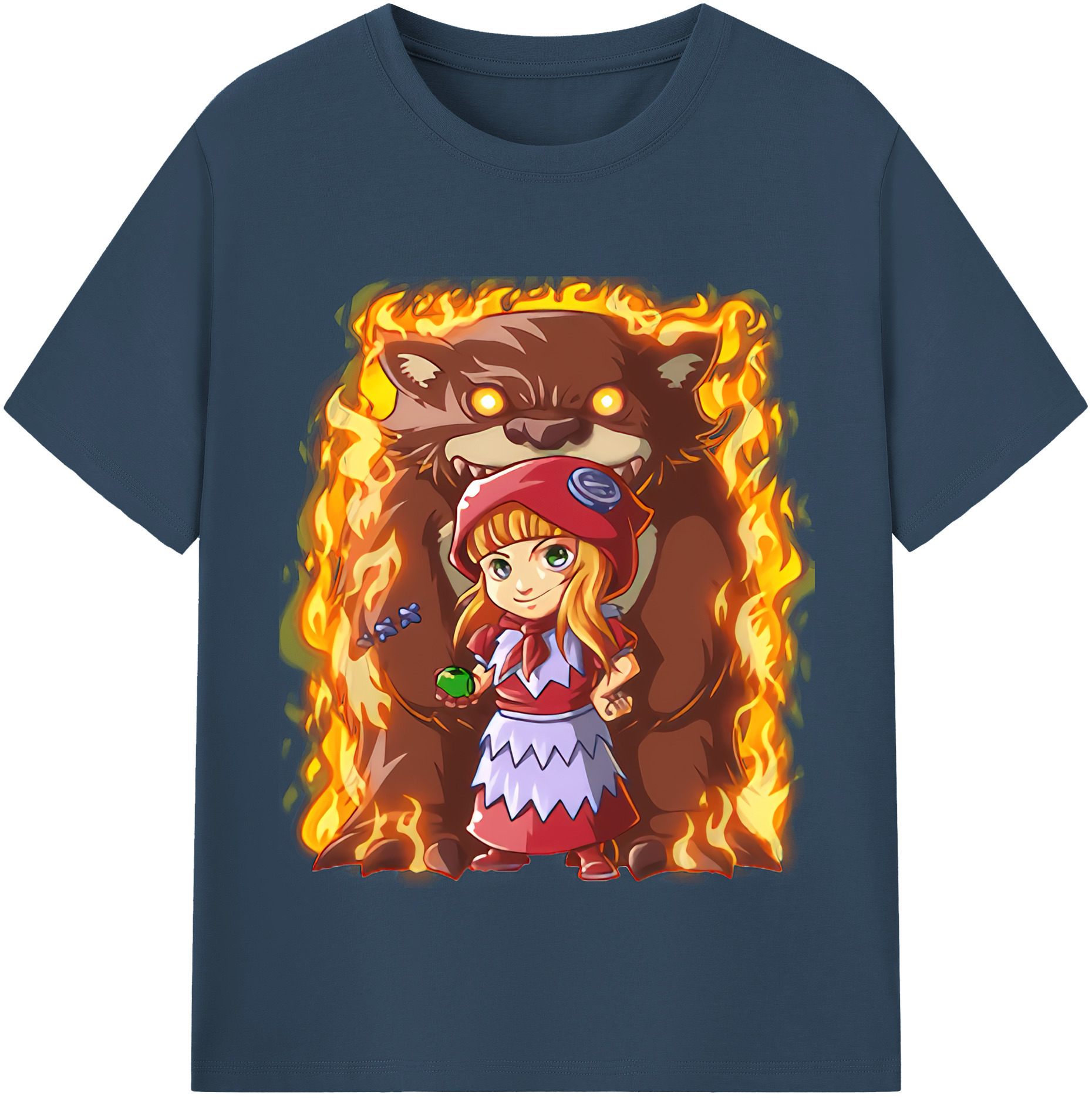 （画像用） リーグ・オブ・レジェンド League of Legends LOL レディースカジュアルプリントTシャツ（綿100％）