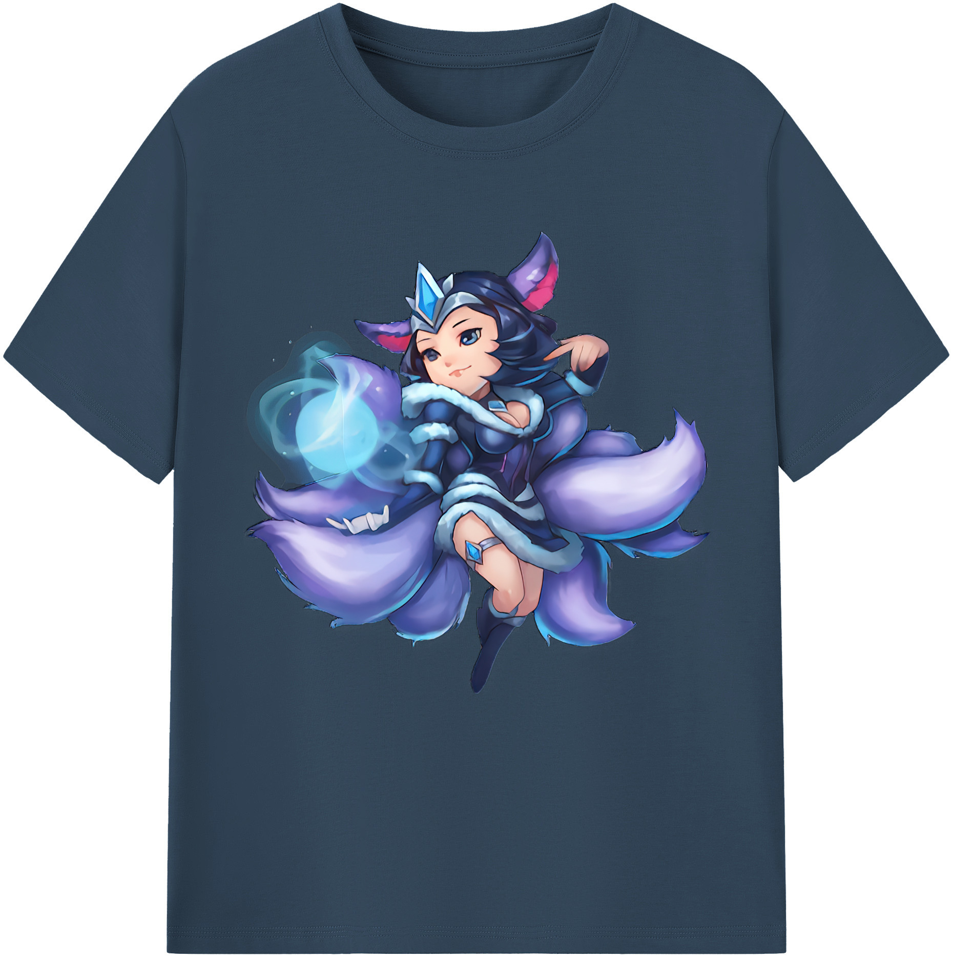（画像用） リーグ・オブ・レジェンド League of Legends LOL レディースカジュアルプリントTシャツ（綿100％）