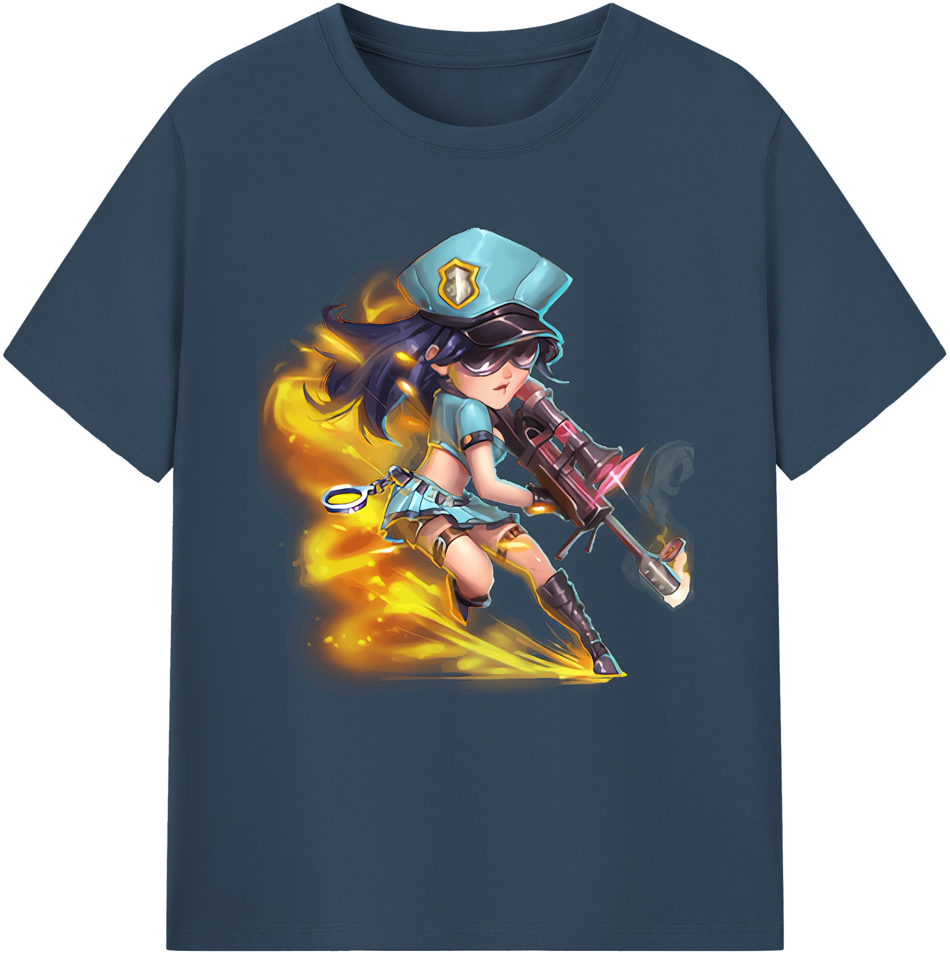 （画像用） リーグ・オブ・レジェンド League of Legends LOL レディースカジュアルプリントTシャツ（綿100％）