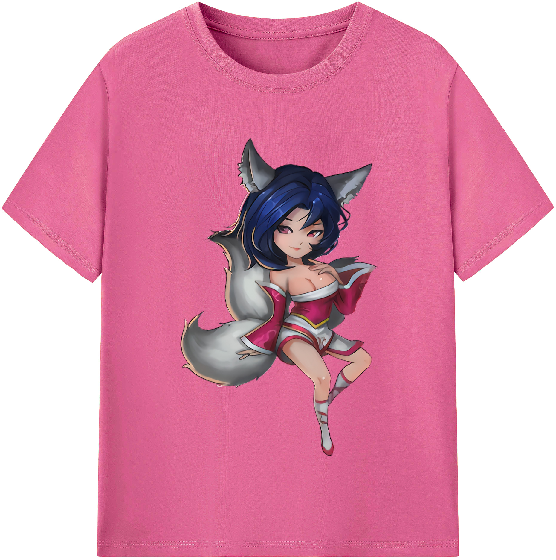（画像用） リーグ・オブ・レジェンド League of Legends LOL レディースカジュアルプリントTシャツ（綿100％）