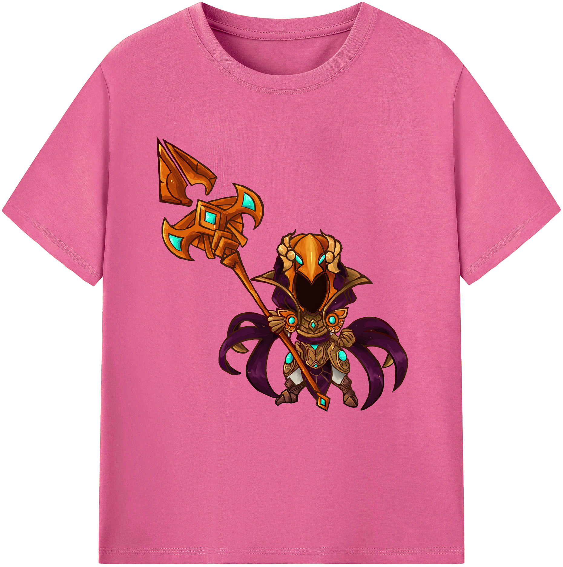 （画像用） リーグ・オブ・レジェンド League of Legends LOL レディースカジュアルプリントTシャツ（綿100％）