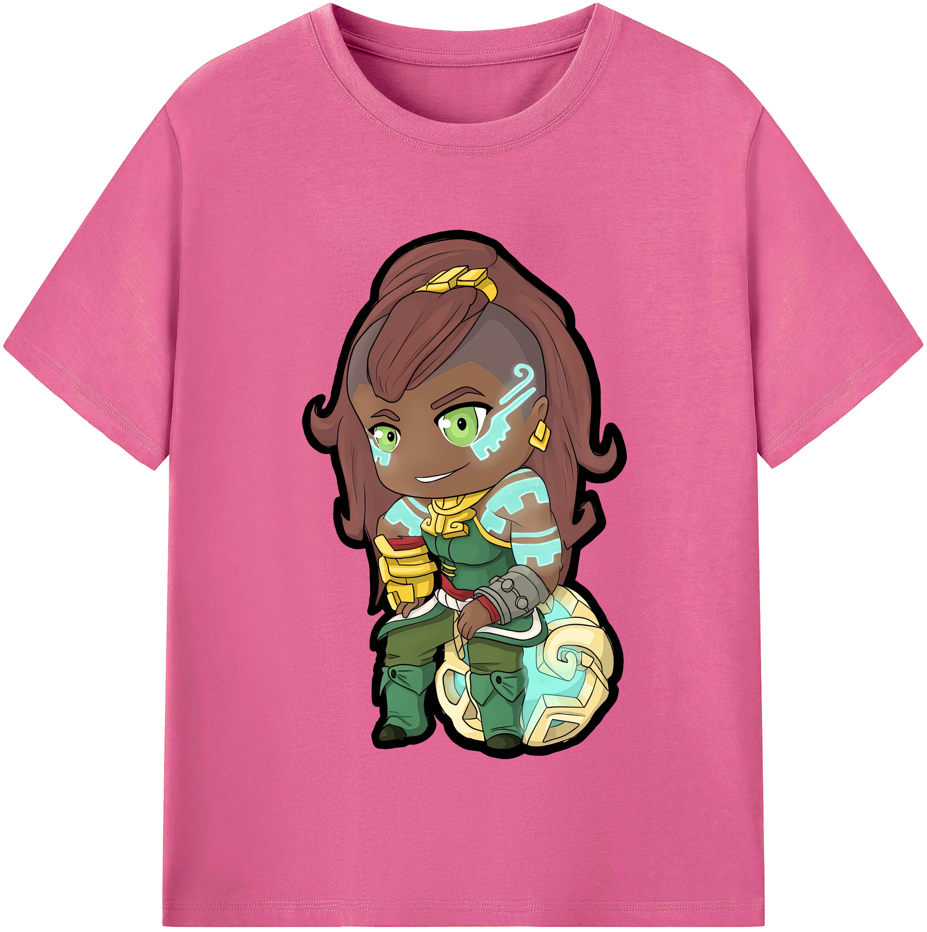 （画像用） リーグ・オブ・レジェンド League of Legends LOL レディースカジュアルプリントTシャツ（綿100％）