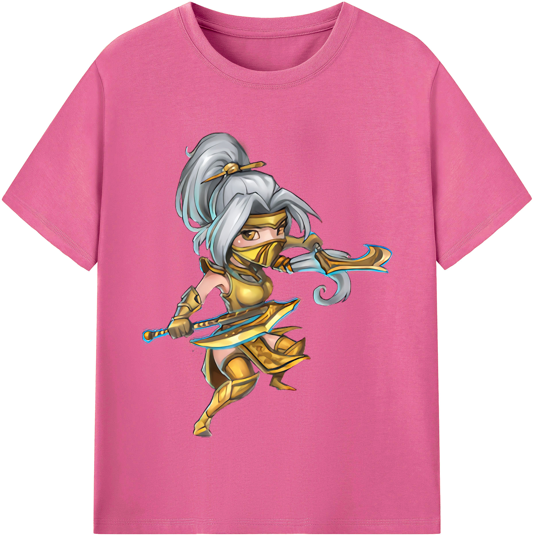 （画像用） リーグ・オブ・レジェンド League of Legends LOL レディースカジュアルプリントTシャツ（綿100％）