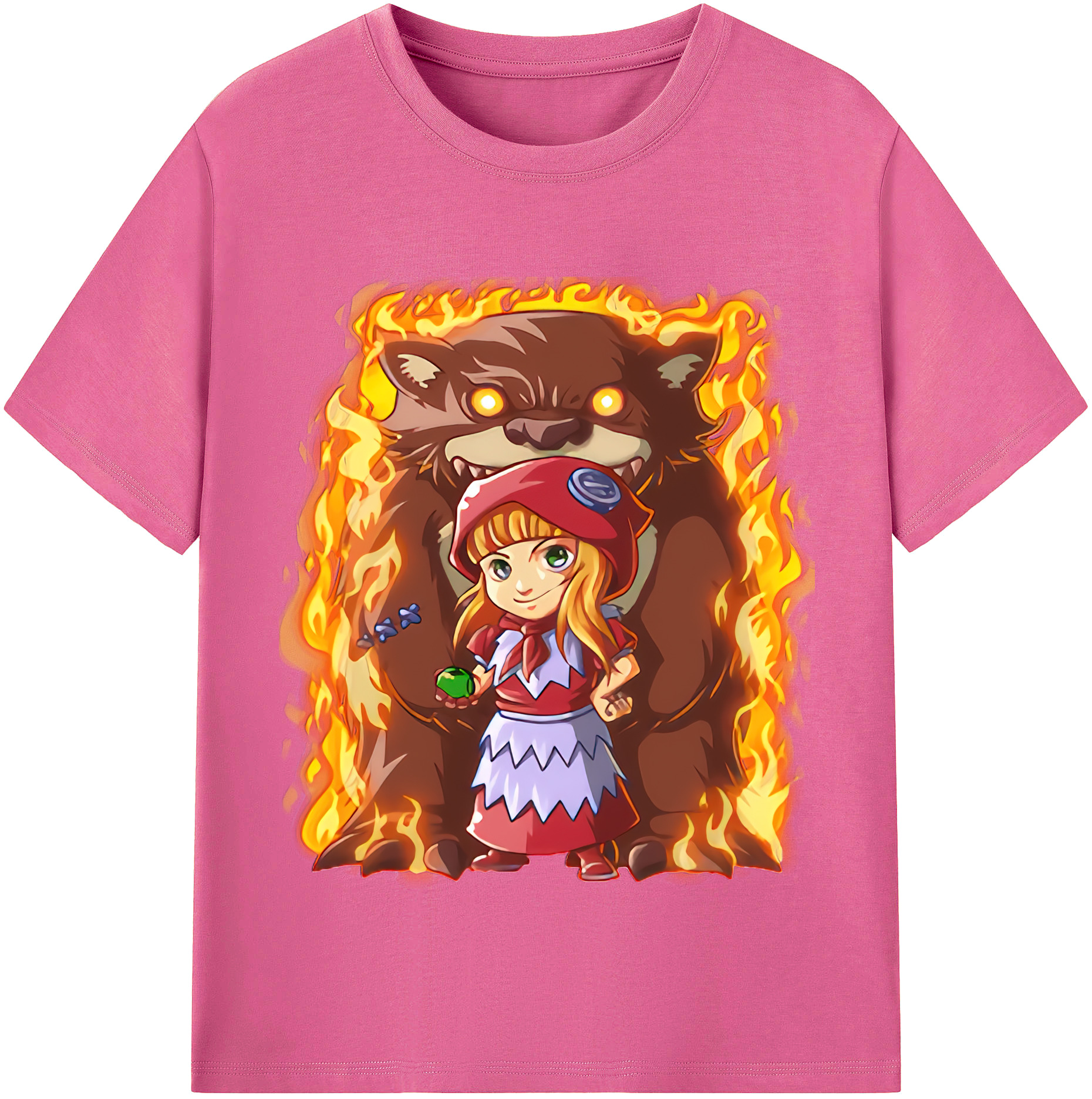 （画像用） リーグ・オブ・レジェンド League of Legends LOL レディースカジュアルプリントTシャツ（綿100％）
