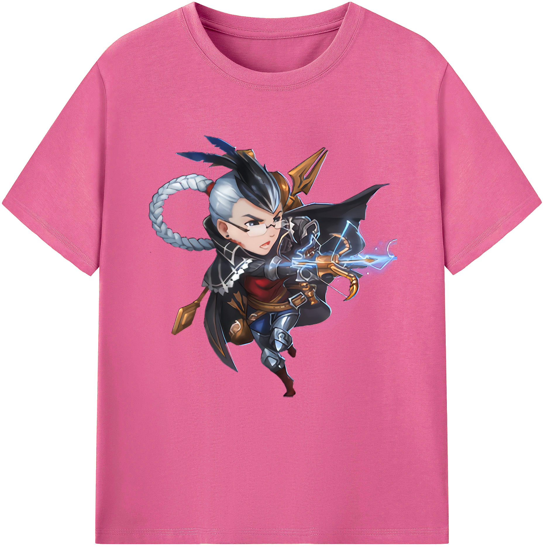（画像用） リーグ・オブ・レジェンド League of Legends LOL レディースカジュアルプリントTシャツ（綿100％）