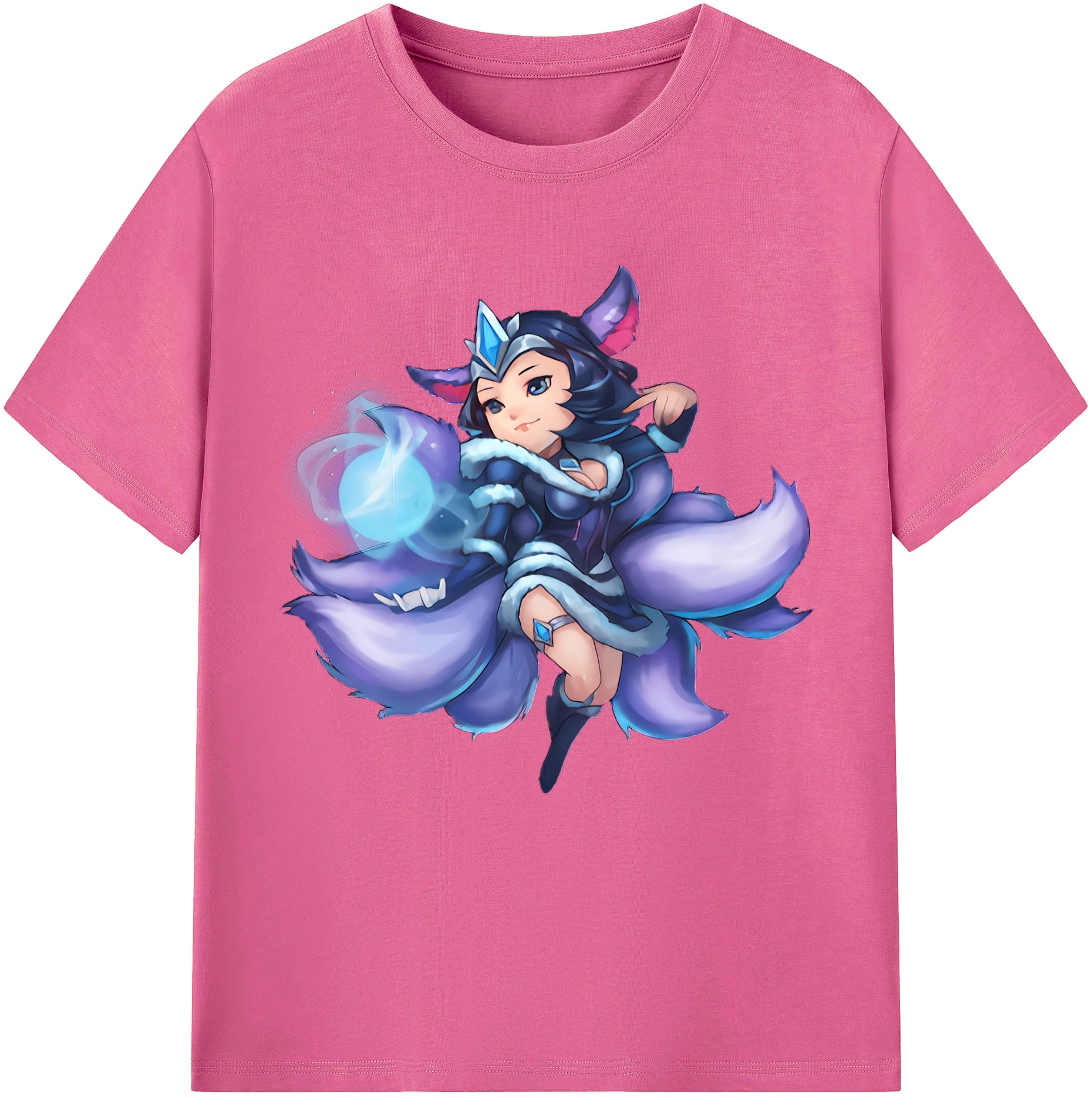 （画像用） リーグ・オブ・レジェンド League of Legends LOL レディースカジュアルプリントTシャツ（綿100％）