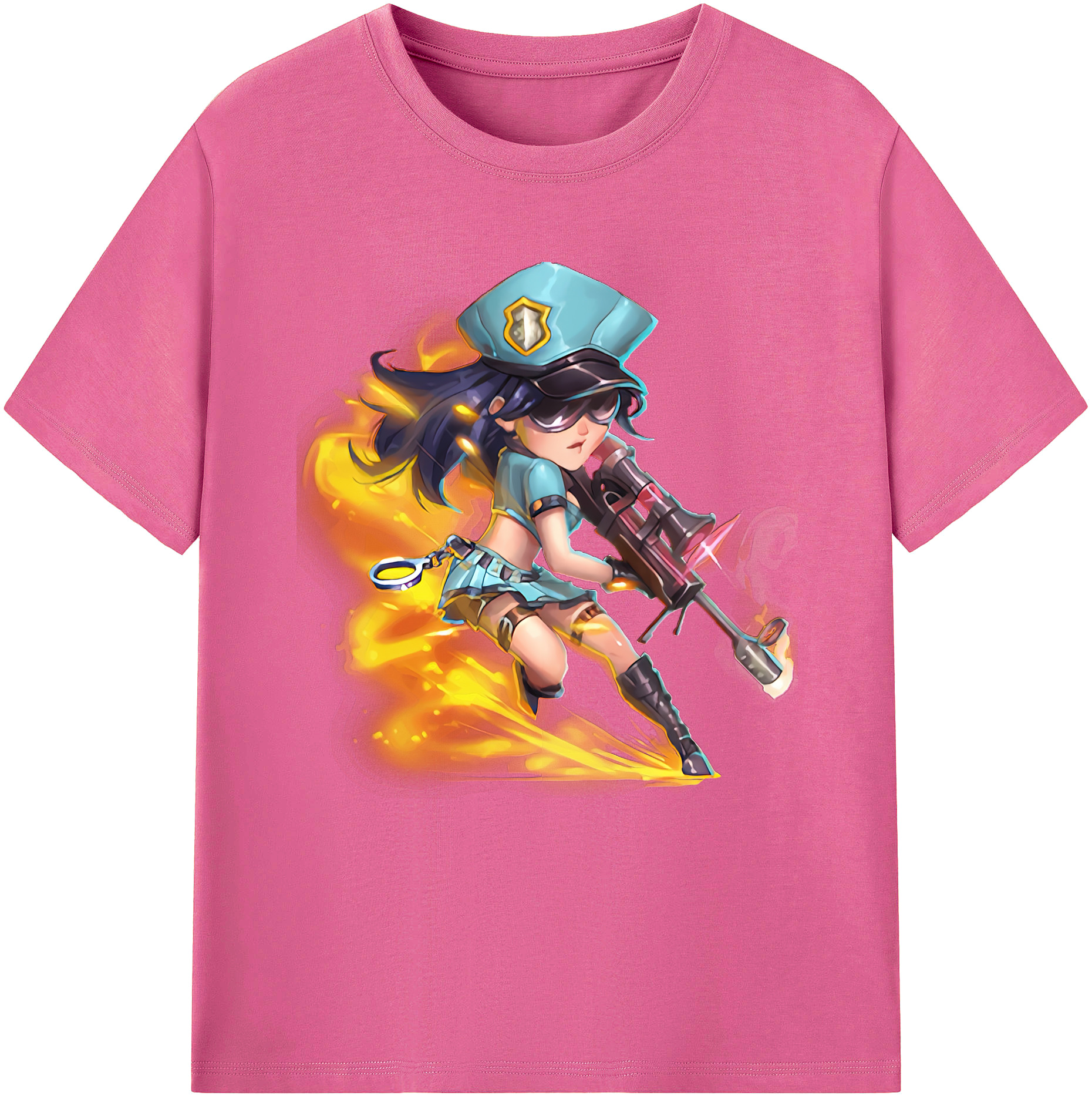 （画像用） リーグ・オブ・レジェンド League of Legends LOL レディースカジュアルプリントTシャツ（綿100％）
