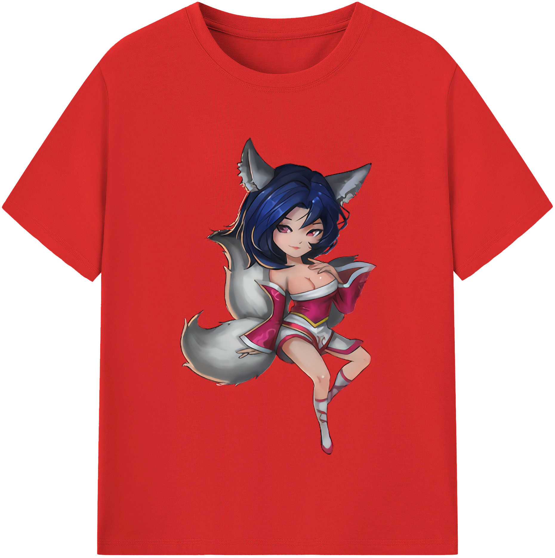 （画像用） リーグ・オブ・レジェンド League of Legends LOL レディースカジュアルプリントTシャツ（綿100％）