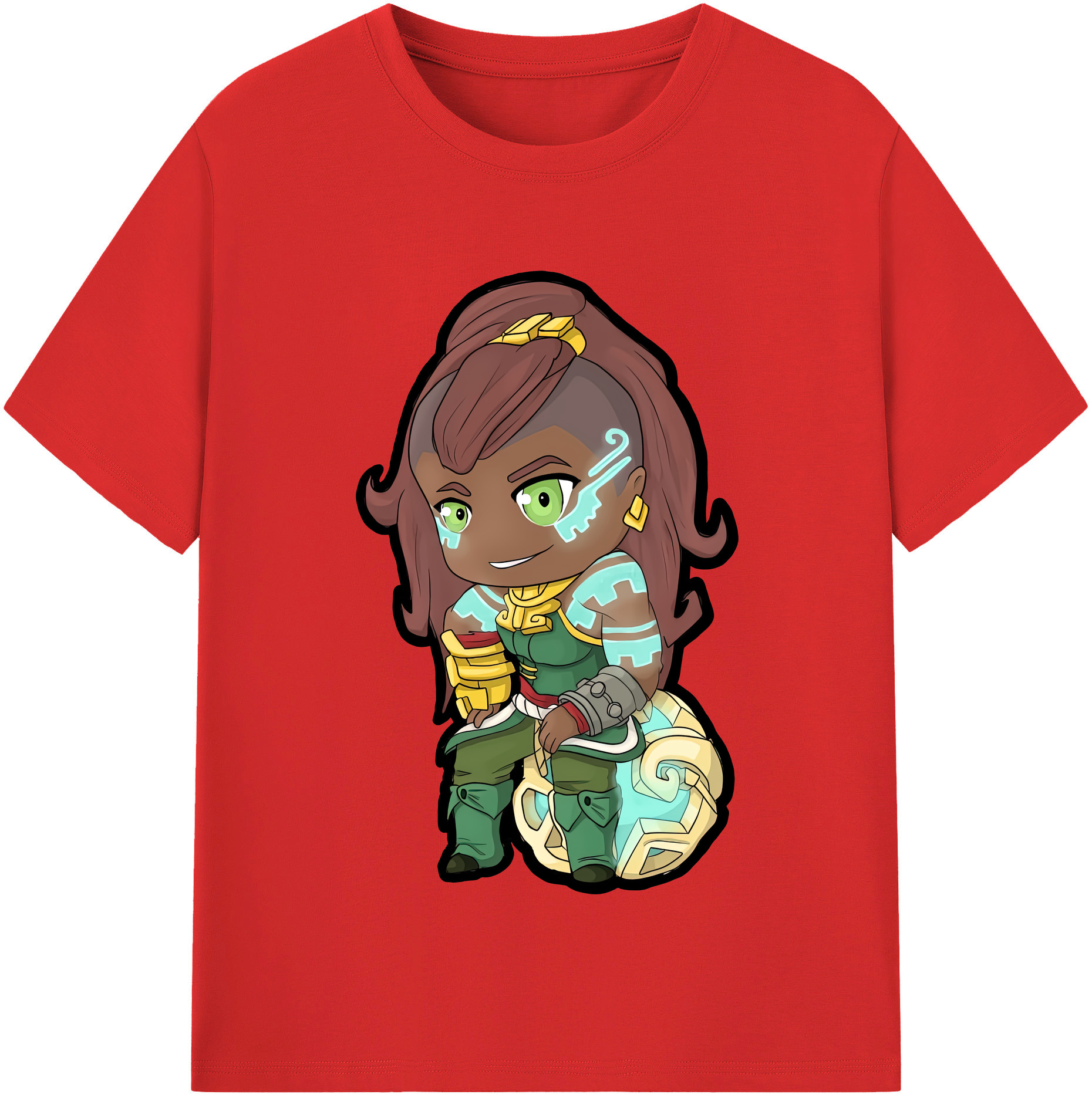 （画像用） リーグ・オブ・レジェンド League of Legends LOL レディースカジュアルプリントTシャツ（綿100％）
