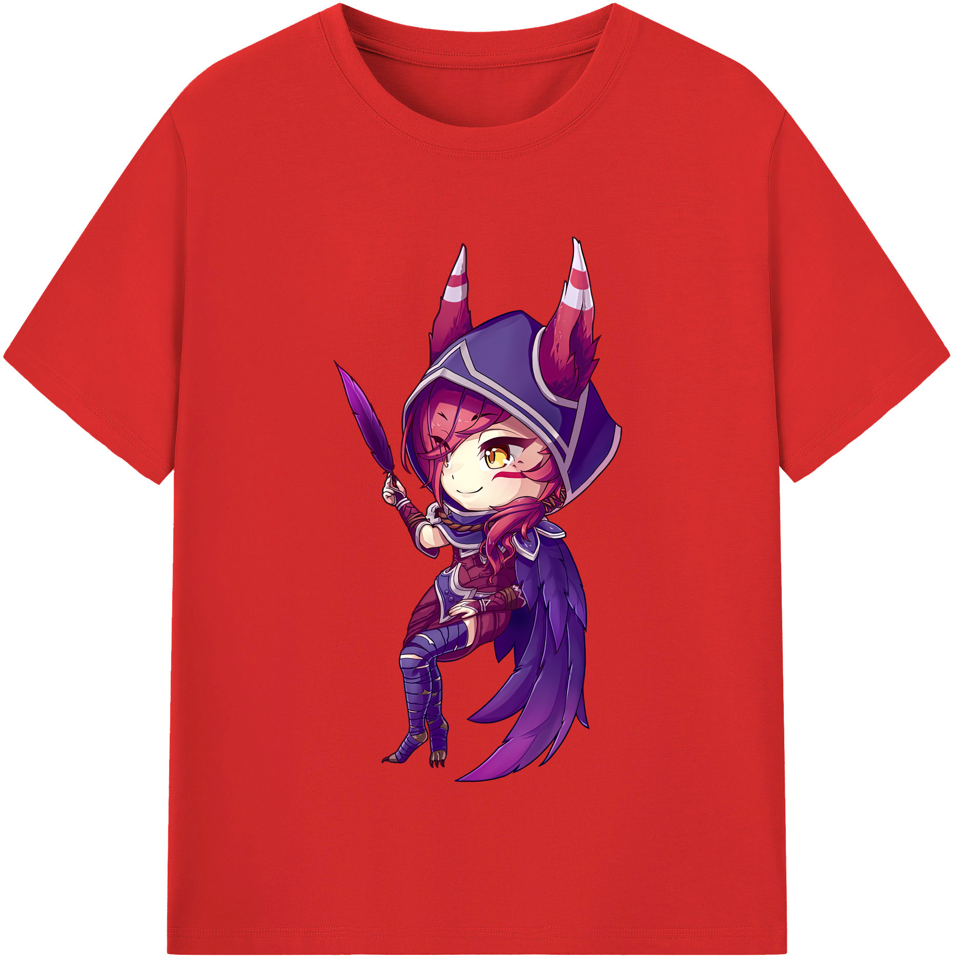 （画像用） リーグ・オブ・レジェンド League of Legends LOL レディースカジュアルプリントTシャツ（綿100％）