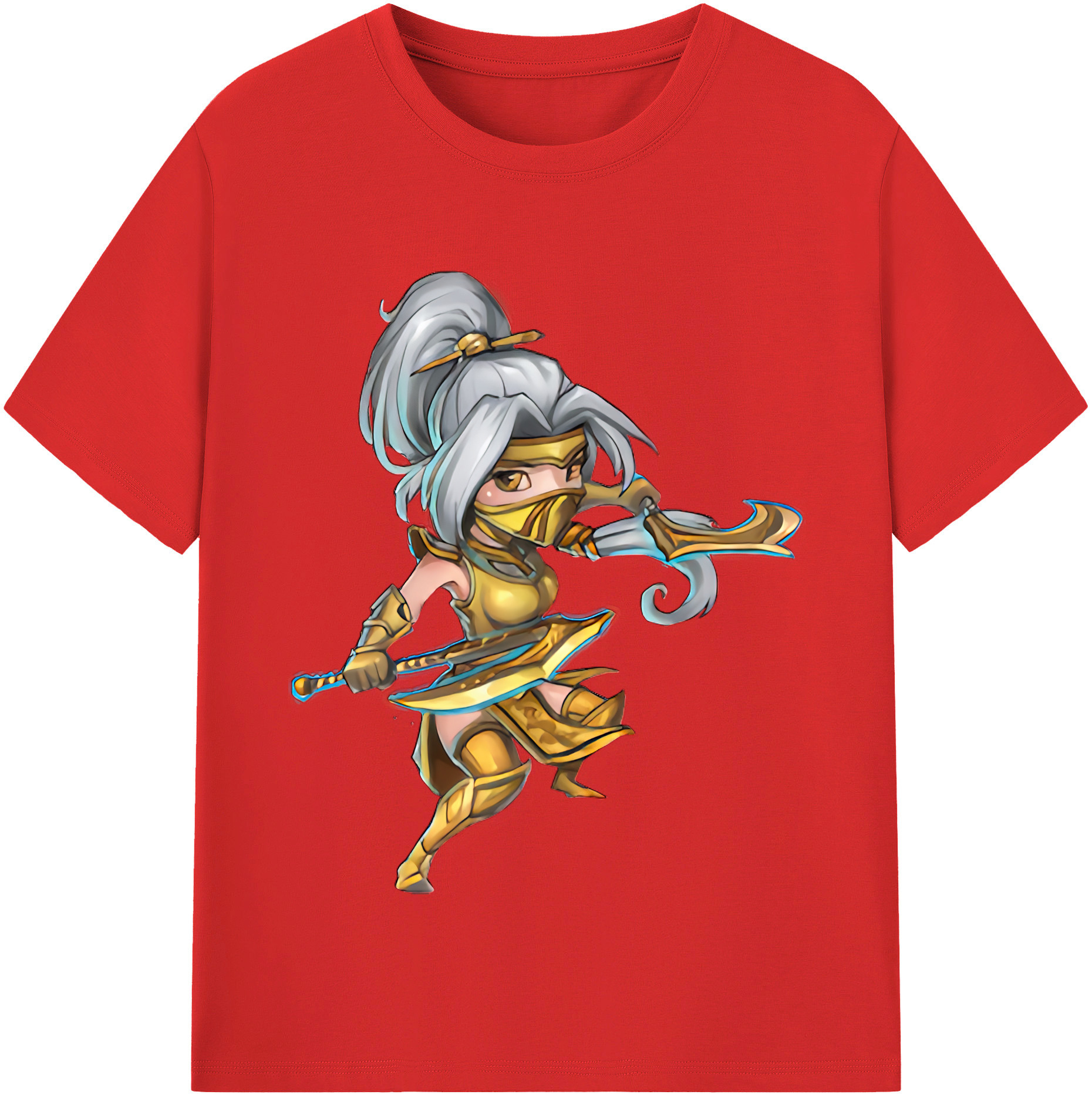 （画像用） リーグ・オブ・レジェンド League of Legends LOL レディースカジュアルプリントTシャツ（綿100％）