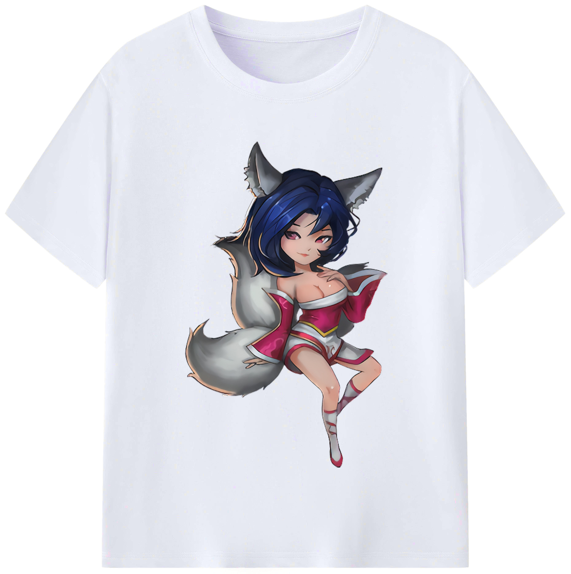 （画像用） リーグ・オブ・レジェンド League of Legends LOL レディースカジュアルプリントTシャツ（綿100％）