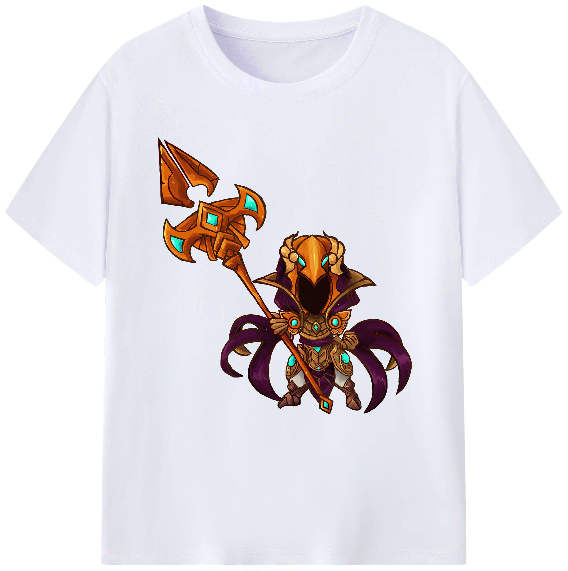 （画像用） リーグ・オブ・レジェンド League of Legends LOL レディースカジュアルプリントTシャツ（綿100％）