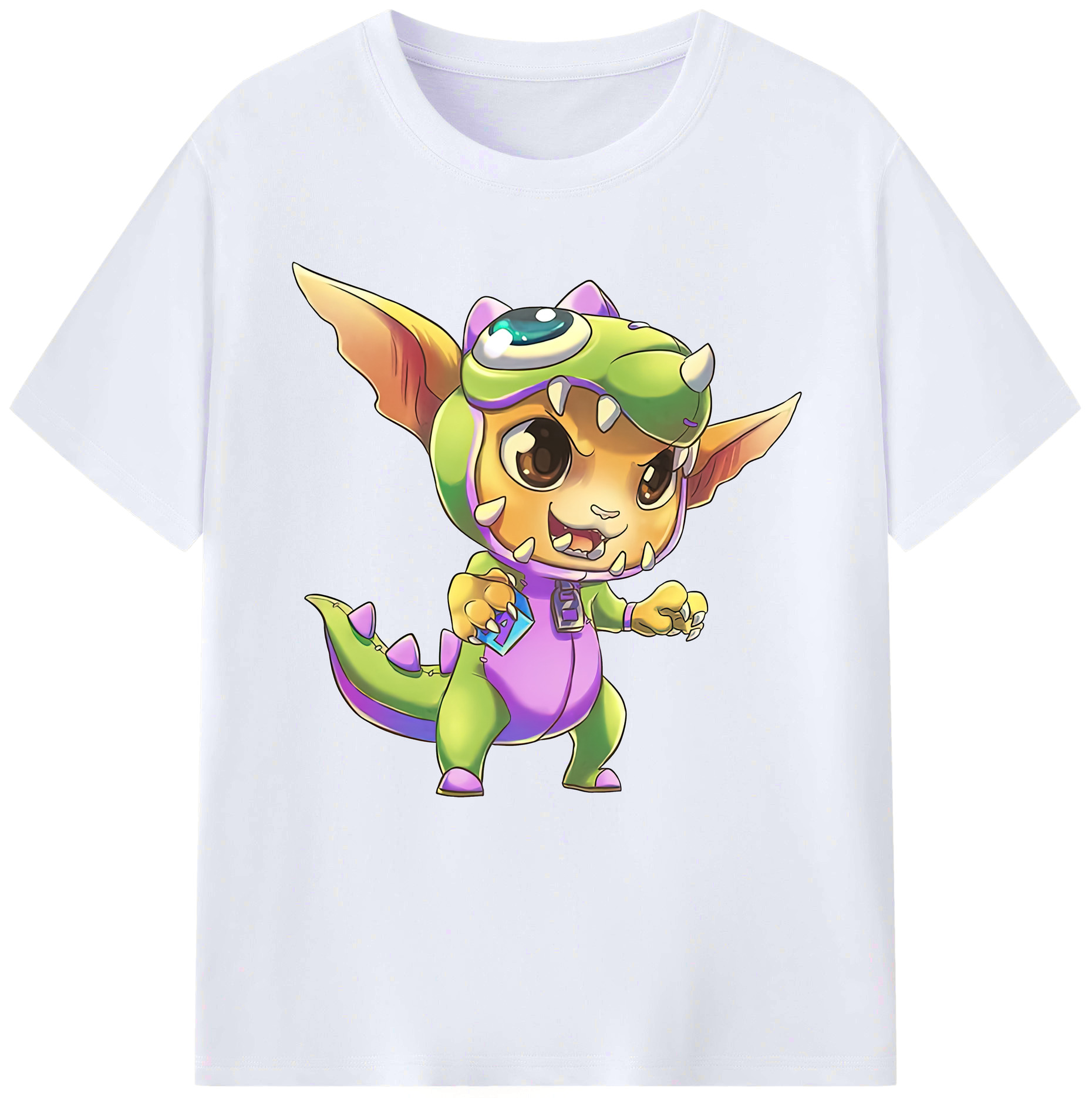リーグ・オブ・レジェンド League of Legends LOL レディースカジュアルプリントTシャツ（綿100％）