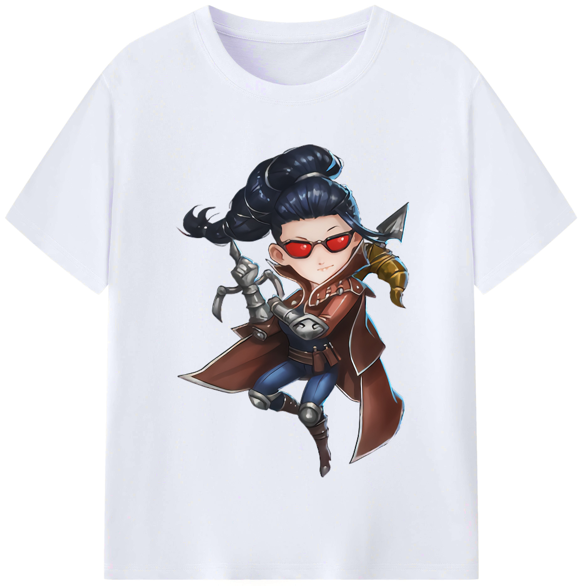 （画像用） リーグ・オブ・レジェンド League of Legends LOL レディースカジュアルプリントTシャツ（綿100％）