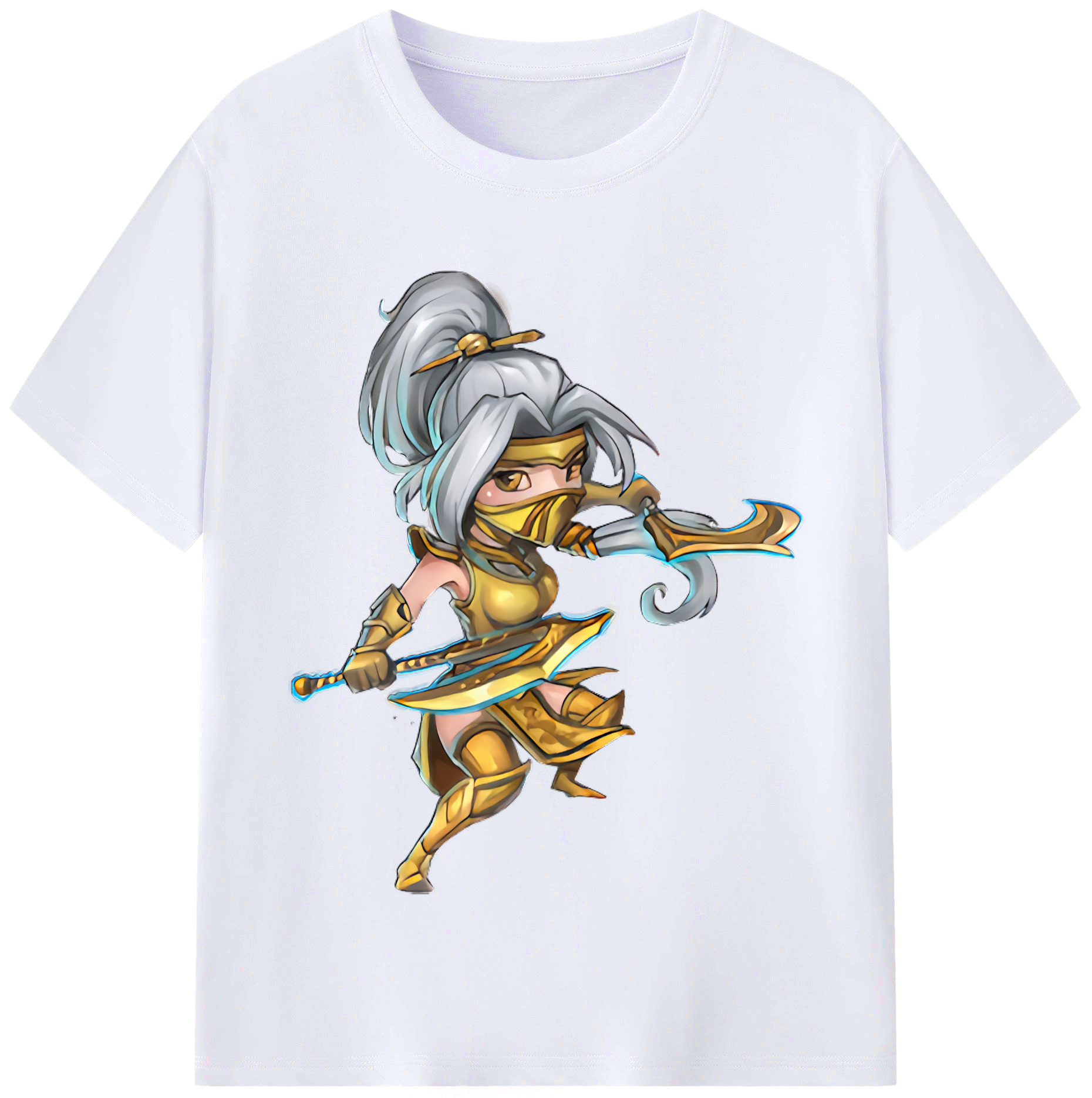 （画像用） リーグ・オブ・レジェンド League of Legends LOL レディースカジュアルプリントTシャツ（綿100％）