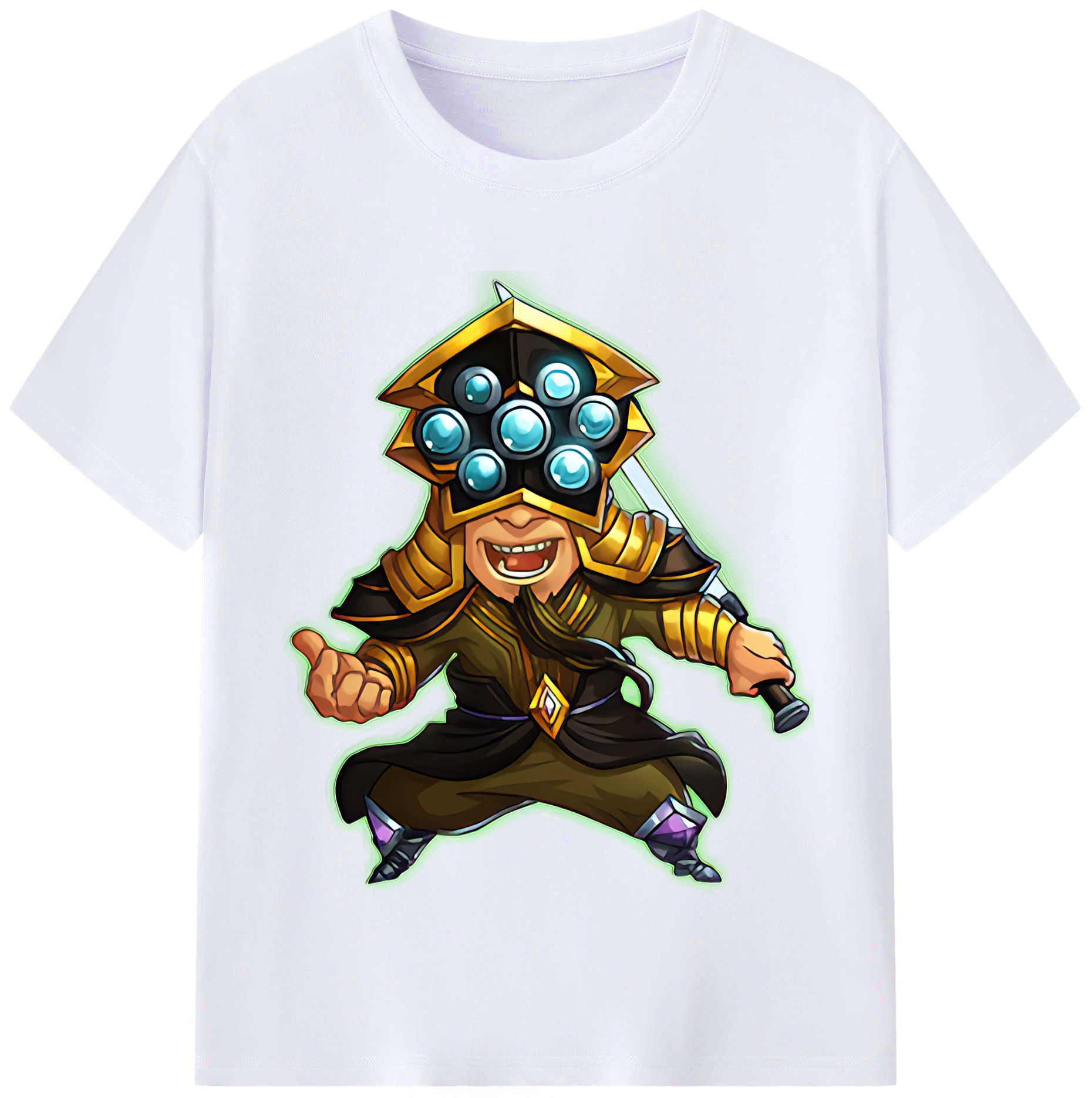 （画像用） リーグ・オブ・レジェンド League of Legends LOL レディースカジュアルプリントTシャツ（綿100％）