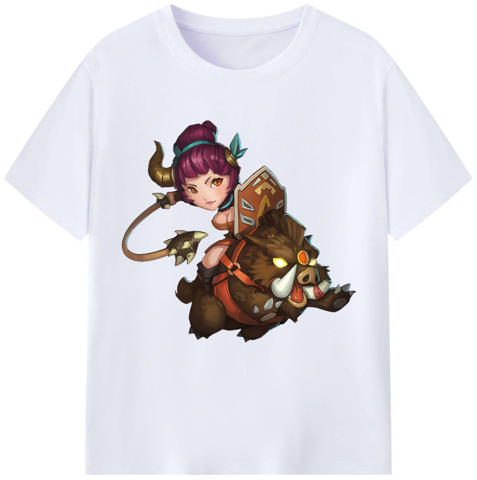 （画像用） リーグ・オブ・レジェンド League of Legends LOL レディースカジュアルプリントTシャツ（綿100％）