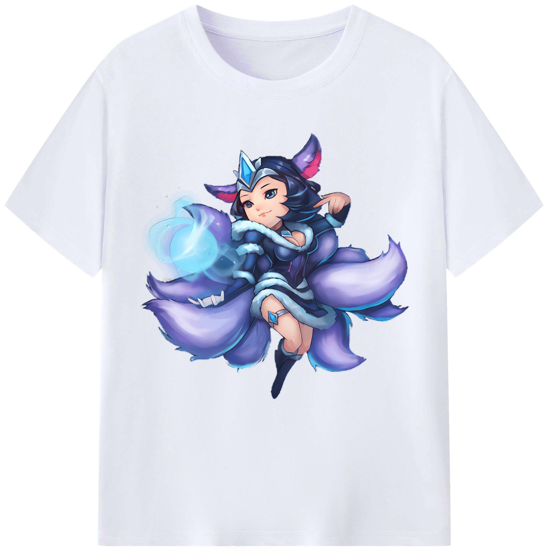 （画像用） リーグ・オブ・レジェンド League of Legends LOL レディースカジュアルプリントTシャツ（綿100％）