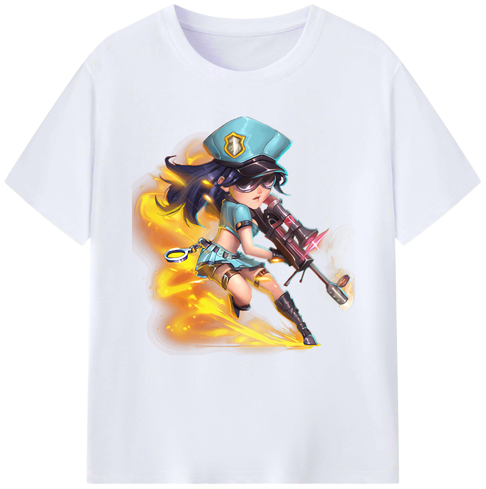 （画像用） リーグ・オブ・レジェンド League of Legends LOL レディースカジュアルプリントTシャツ（綿100％）