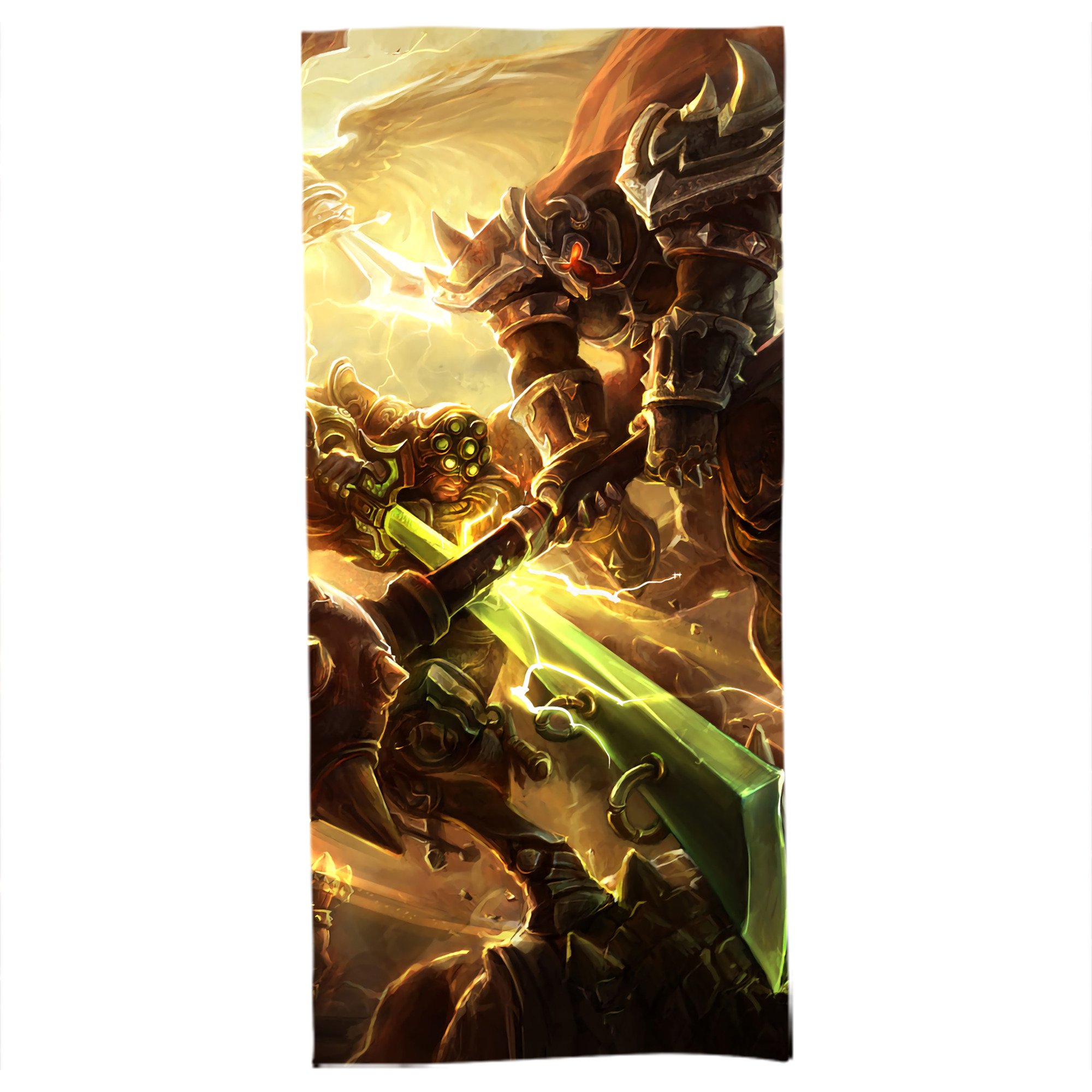 （画像用） リーグ・オブ・レジェンド League of Legends LOL 大判バスタオル 70×140cm 吸水速乾 柔らかい肌触り