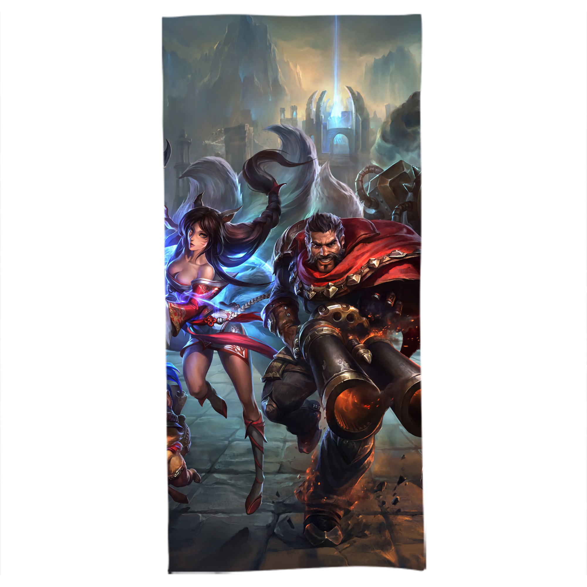 （画像用） リーグ・オブ・レジェンド League of Legends LOL 大判バスタオル 70×140cm 吸水速乾 柔らかい肌触り