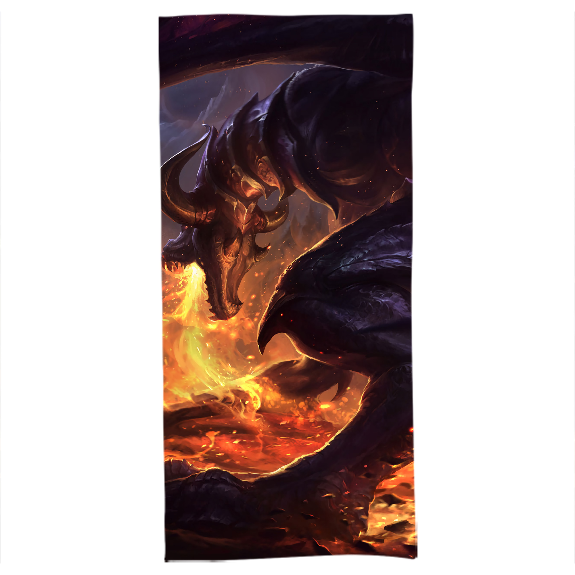 （画像用） リーグ・オブ・レジェンド League of Legends LOL 大判バスタオル 70×140cm 吸水速乾 柔らかい肌触り
