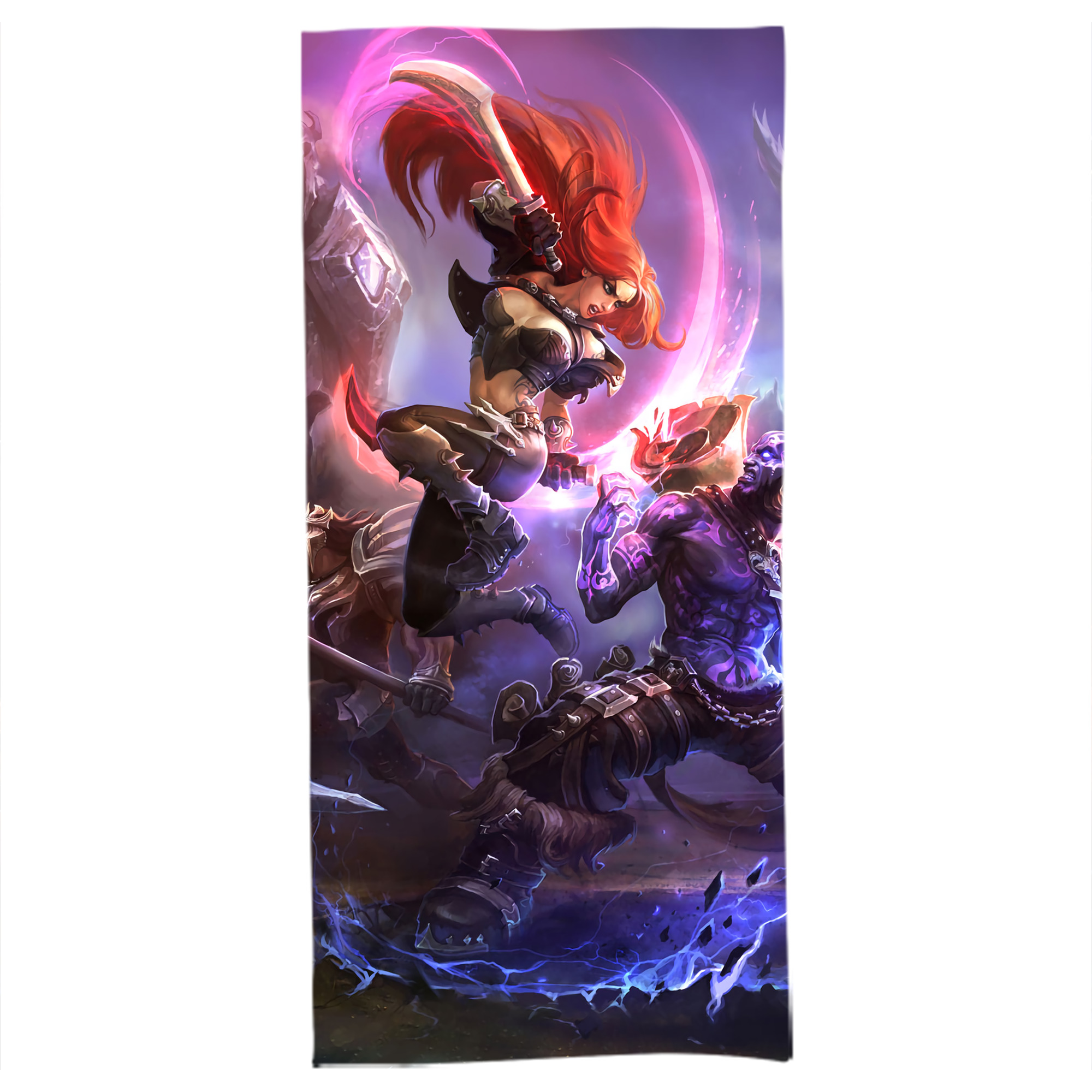 （画像用） リーグ・オブ・レジェンド League of Legends LOL 大判バスタオル 70×140cm 吸水速乾 柔らかい肌触り