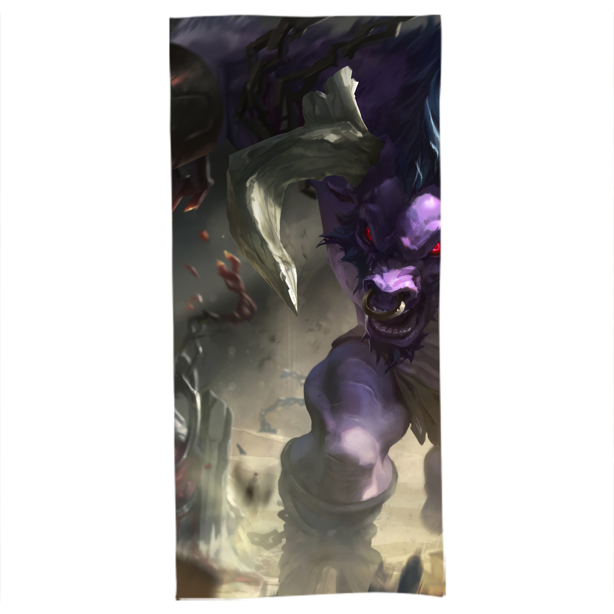 （画像用） リーグ・オブ・レジェンド League of Legends LOL 大判バスタオル 70×140cm 吸水速乾 柔らかい肌触り