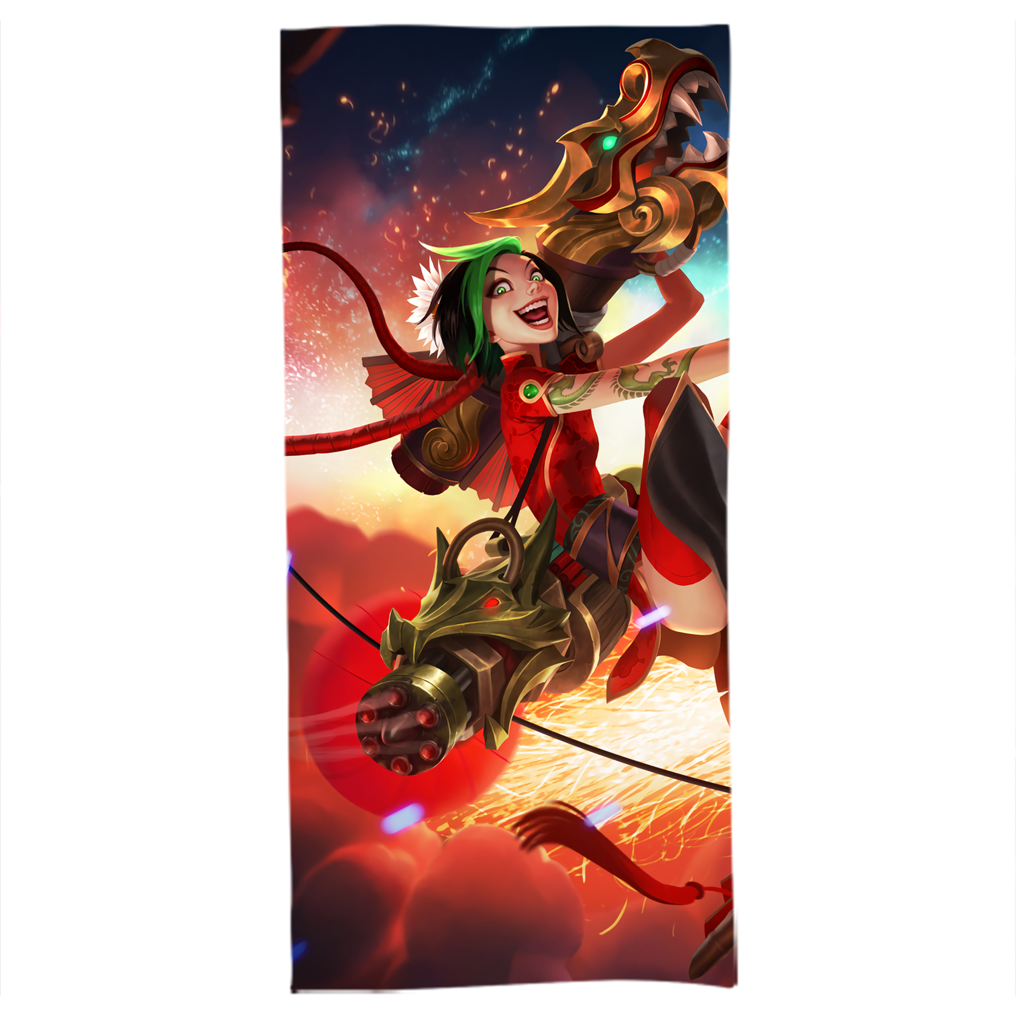 （画像用） リーグ・オブ・レジェンド League of Legends LOL 大判バスタオル 70×140cm 吸水速乾 柔らかい肌触り