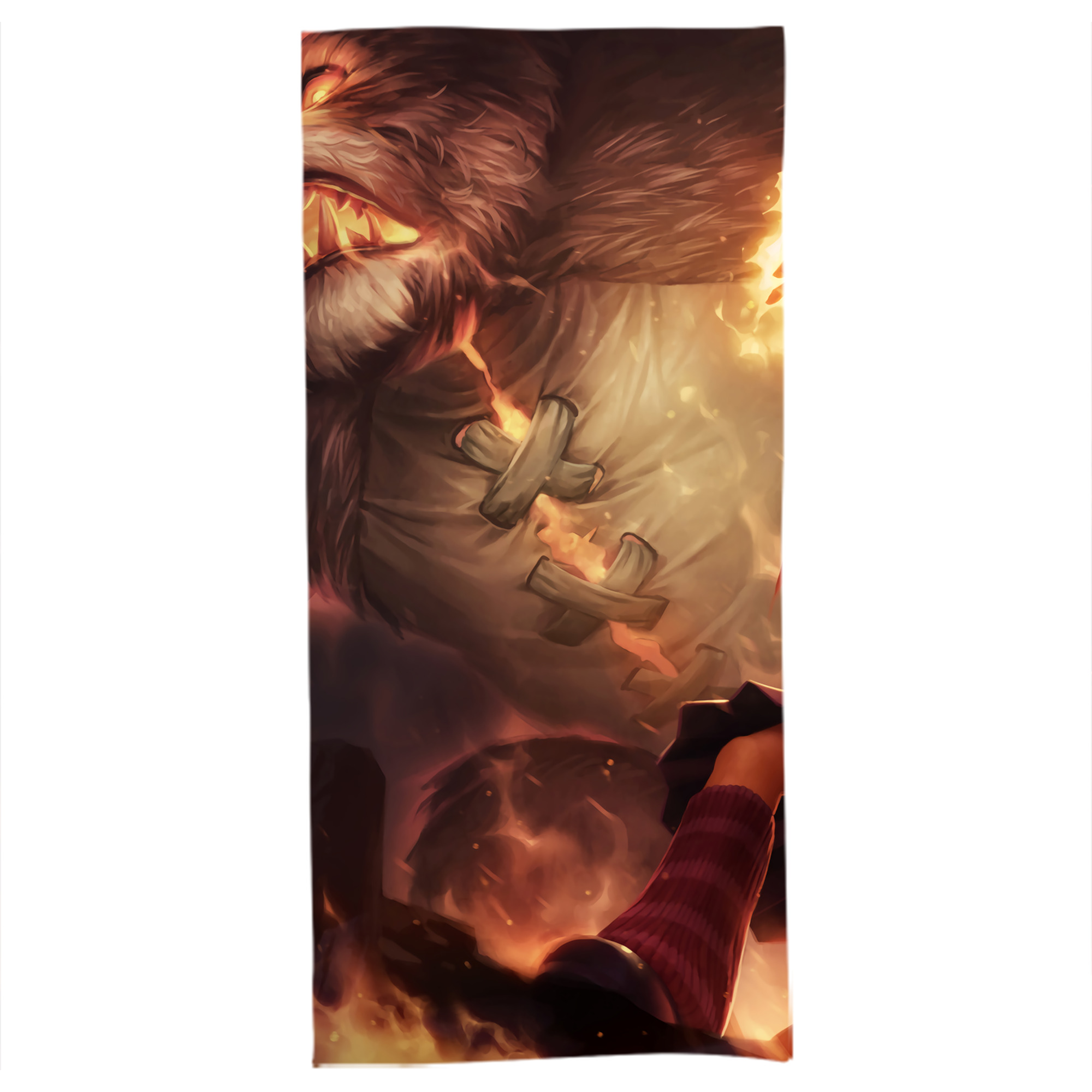 （画像用） リーグ・オブ・レジェンド League of Legends LOL 大判バスタオル 70×140cm 吸水速乾 柔らかい肌触り
