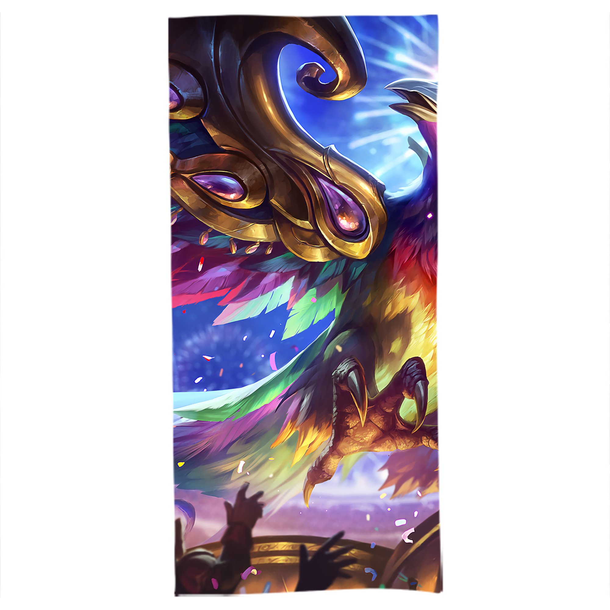 （画像用） リーグ・オブ・レジェンド League of Legends LOL 大判バスタオル 70×140cm 吸水速乾 柔らかい肌触り