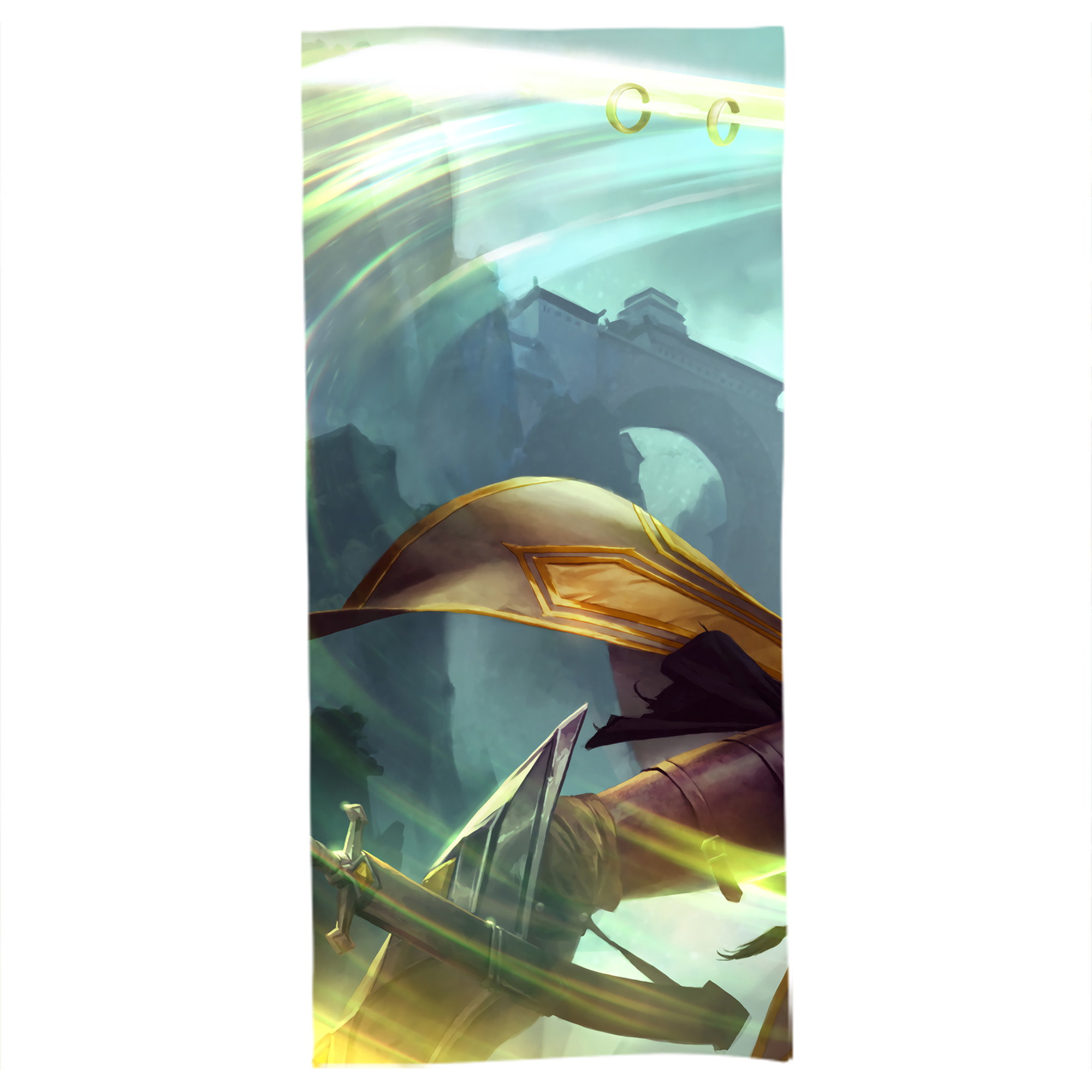 （画像用） リーグ・オブ・レジェンド League of Legends LOL 大判バスタオル 70×140cm 吸水速乾 柔らかい肌触り