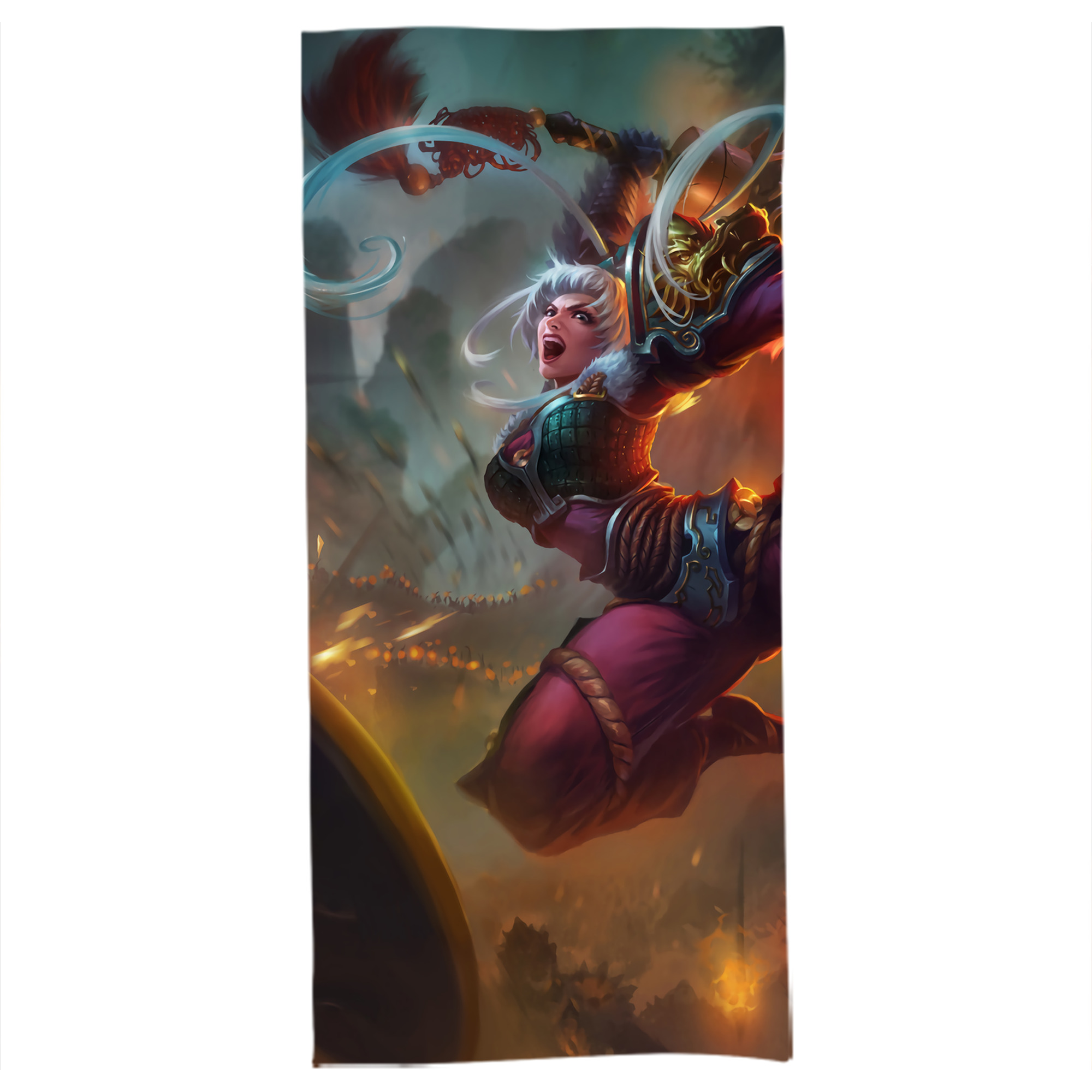 （画像用） リーグ・オブ・レジェンド League of Legends LOL 大判バスタオル 70×140cm 吸水速乾 柔らかい肌触り