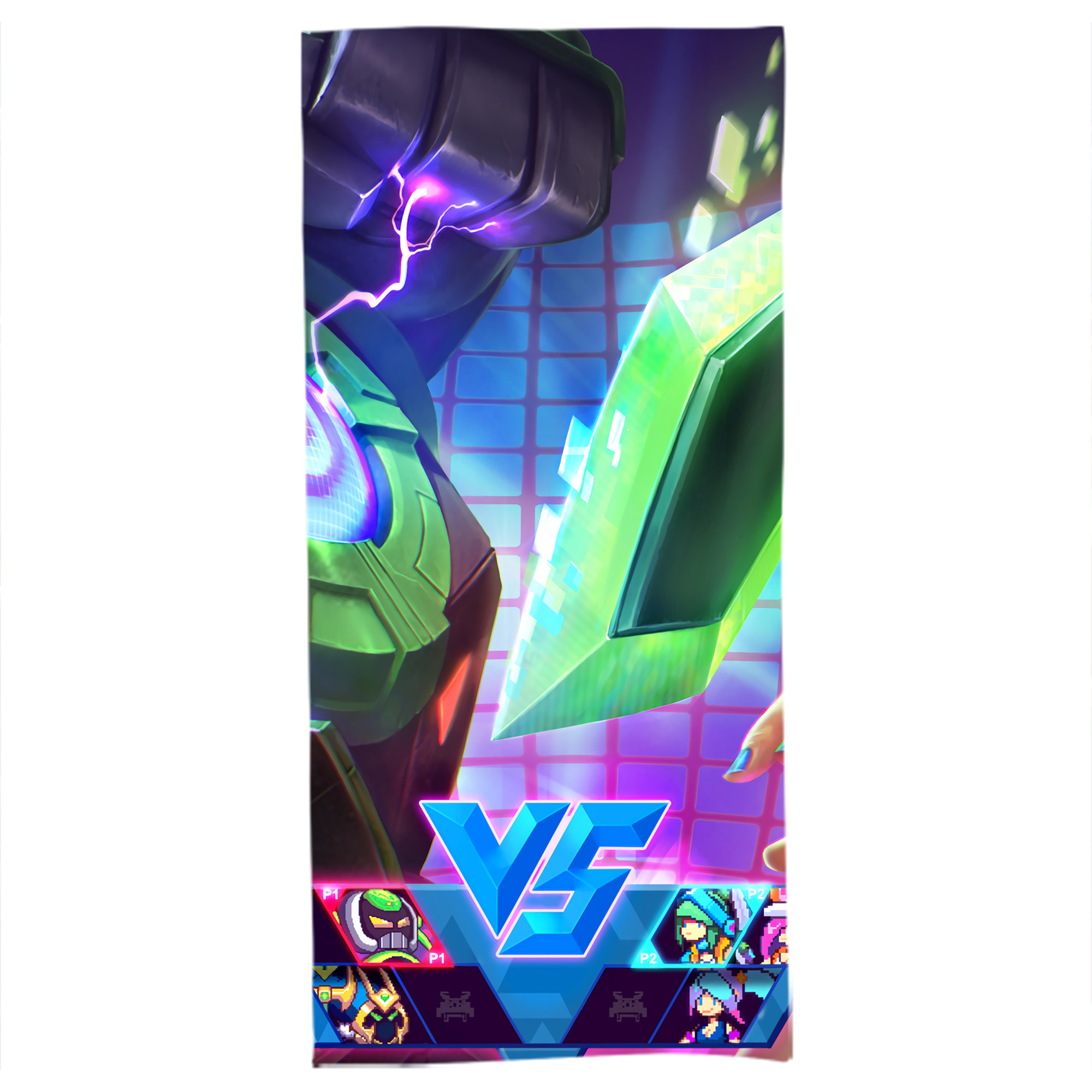 （画像用） リーグ・オブ・レジェンド League of Legends LOL 大判バスタオル 70×140cm 吸水速乾 柔らかい肌触り