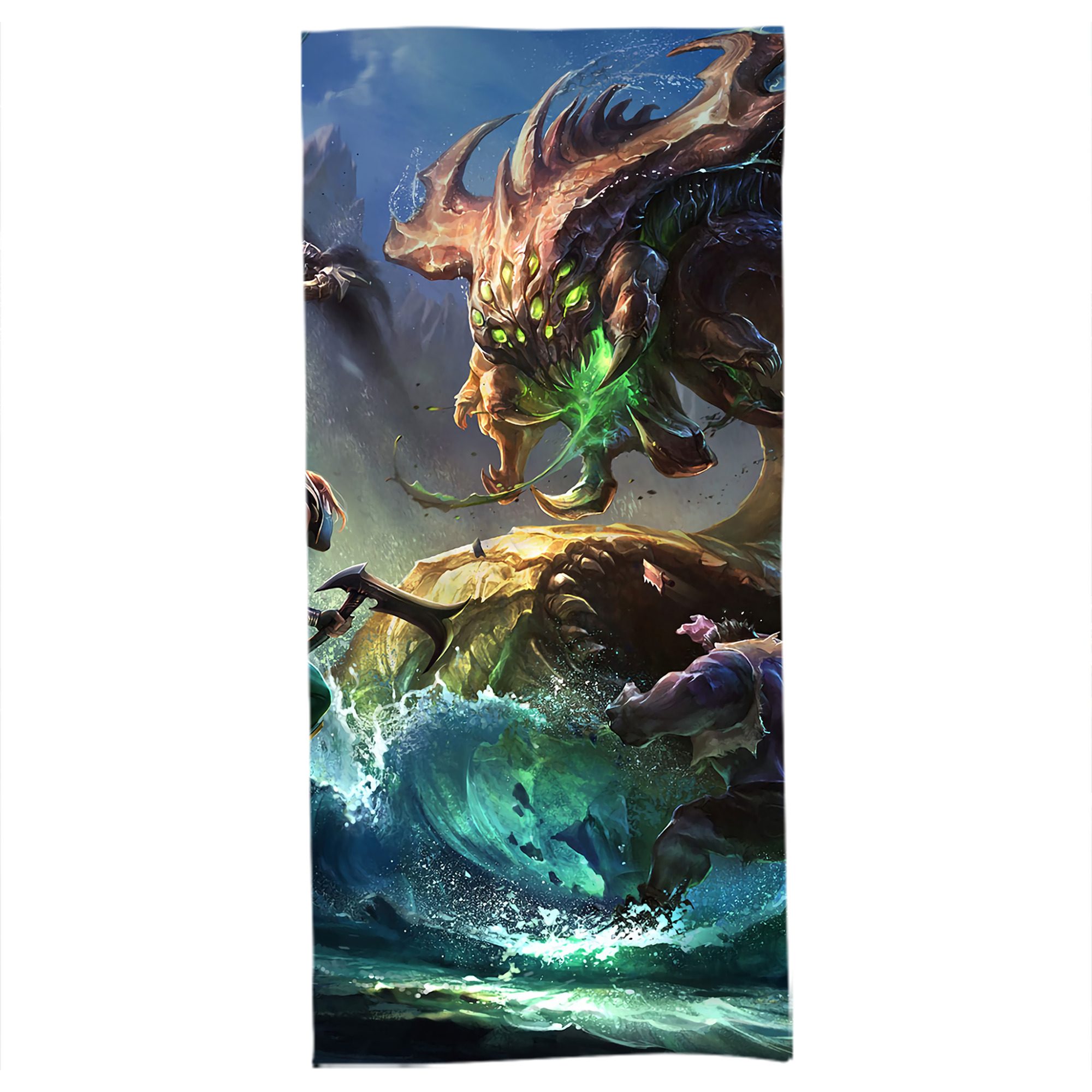 （画像用） リーグ・オブ・レジェンド League of Legends LOL 大判バスタオル 70×140cm 吸水速乾 柔らかい肌触り