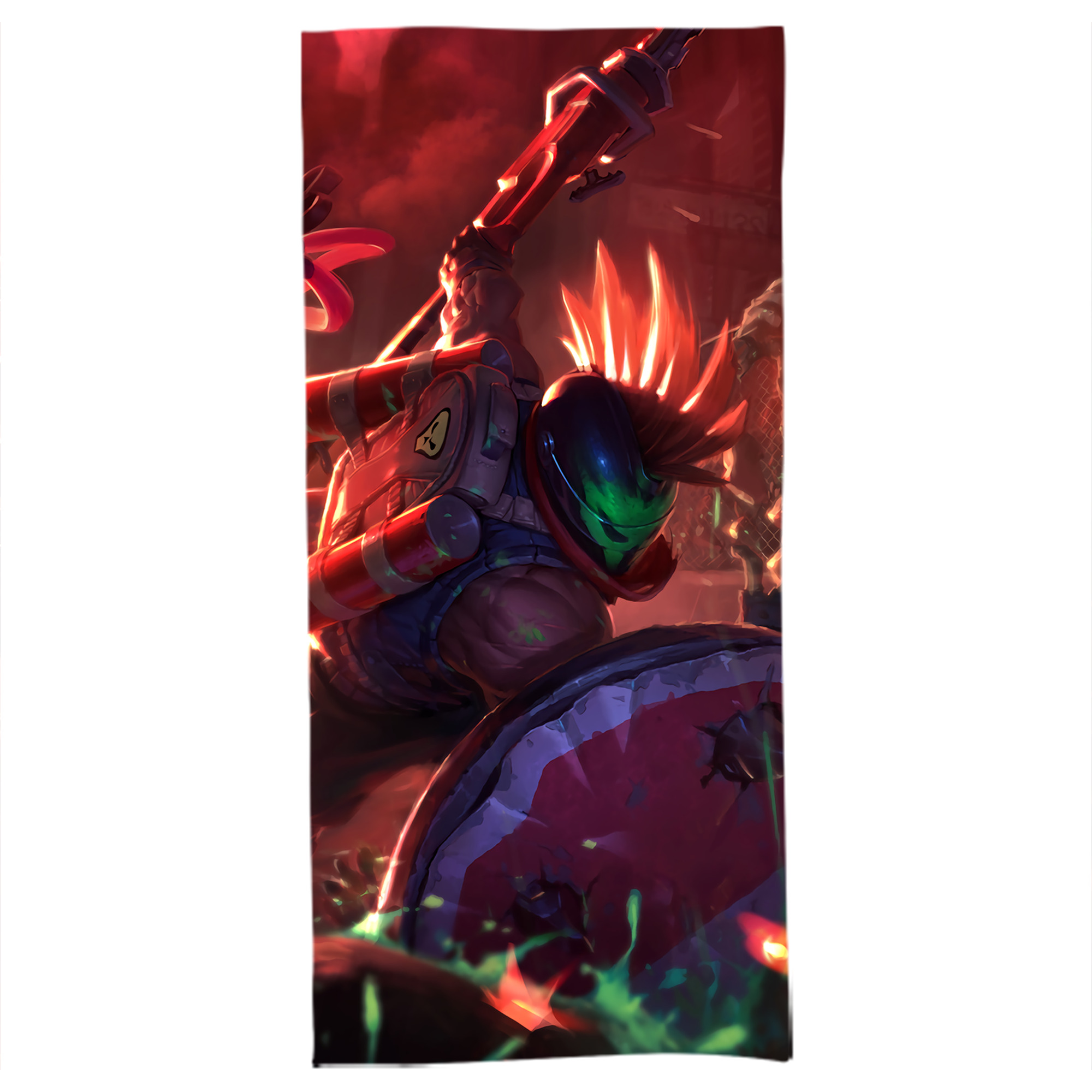 （画像用） リーグ・オブ・レジェンド League of Legends LOL 大判バスタオル 70×140cm 吸水速乾 柔らかい肌触り