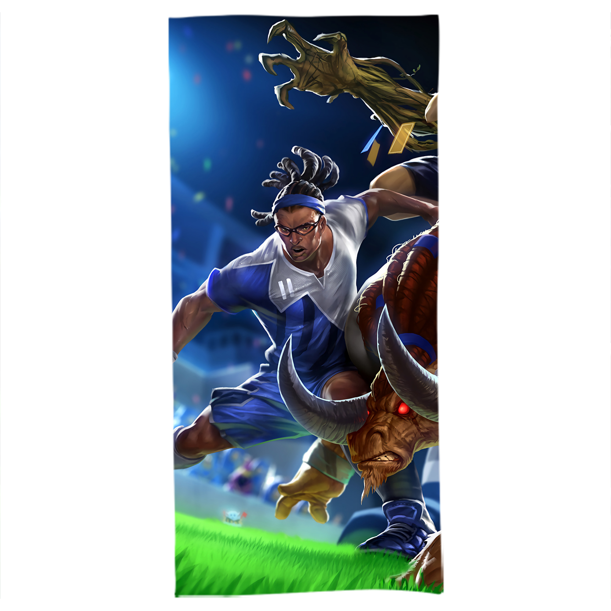 （画像用） リーグ・オブ・レジェンド League of Legends LOL 大判バスタオル 70×140cm 吸水速乾 柔らかい肌触り