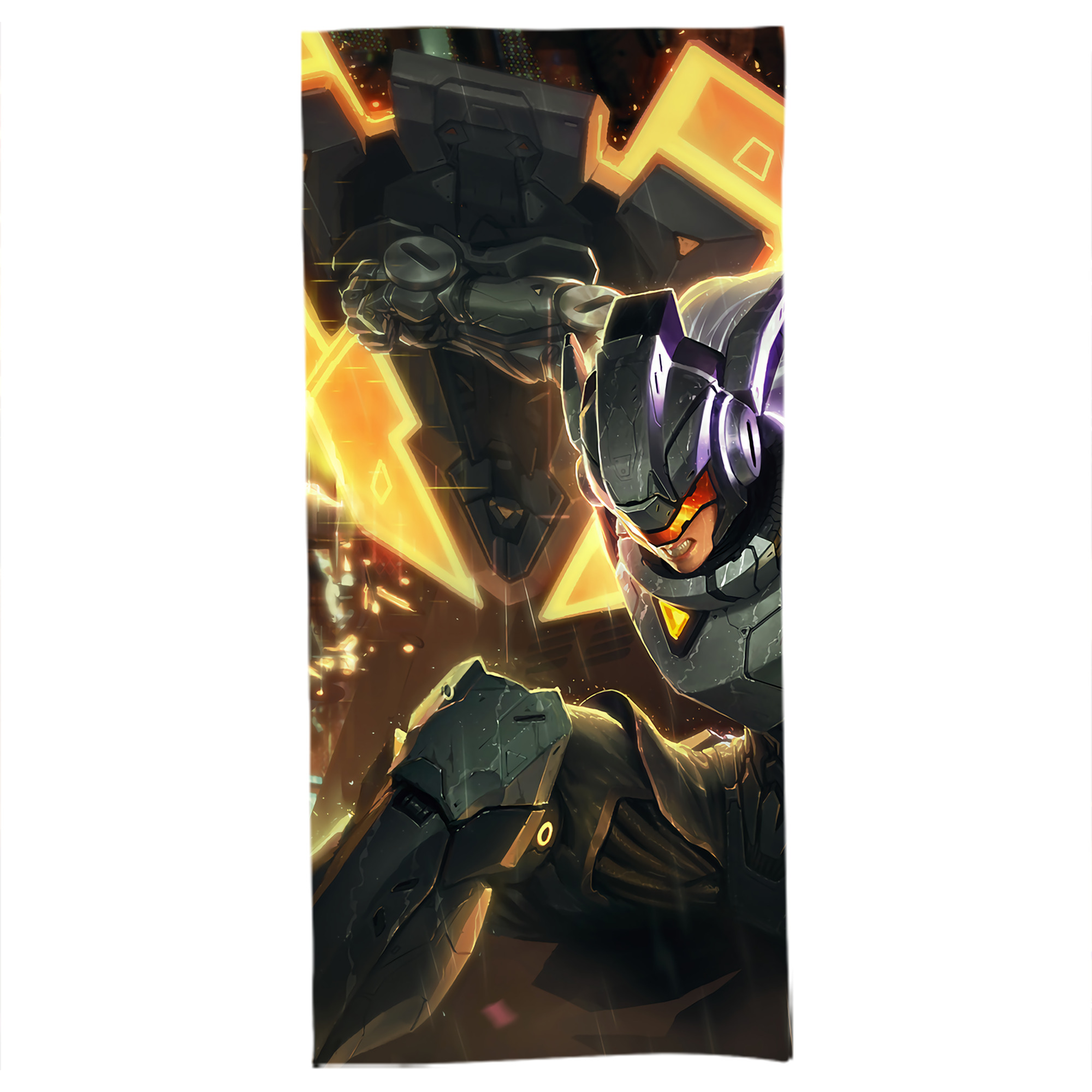 （画像用） リーグ・オブ・レジェンド League of Legends LOL 大判バスタオル 70×140cm 吸水速乾 柔らかい肌触り