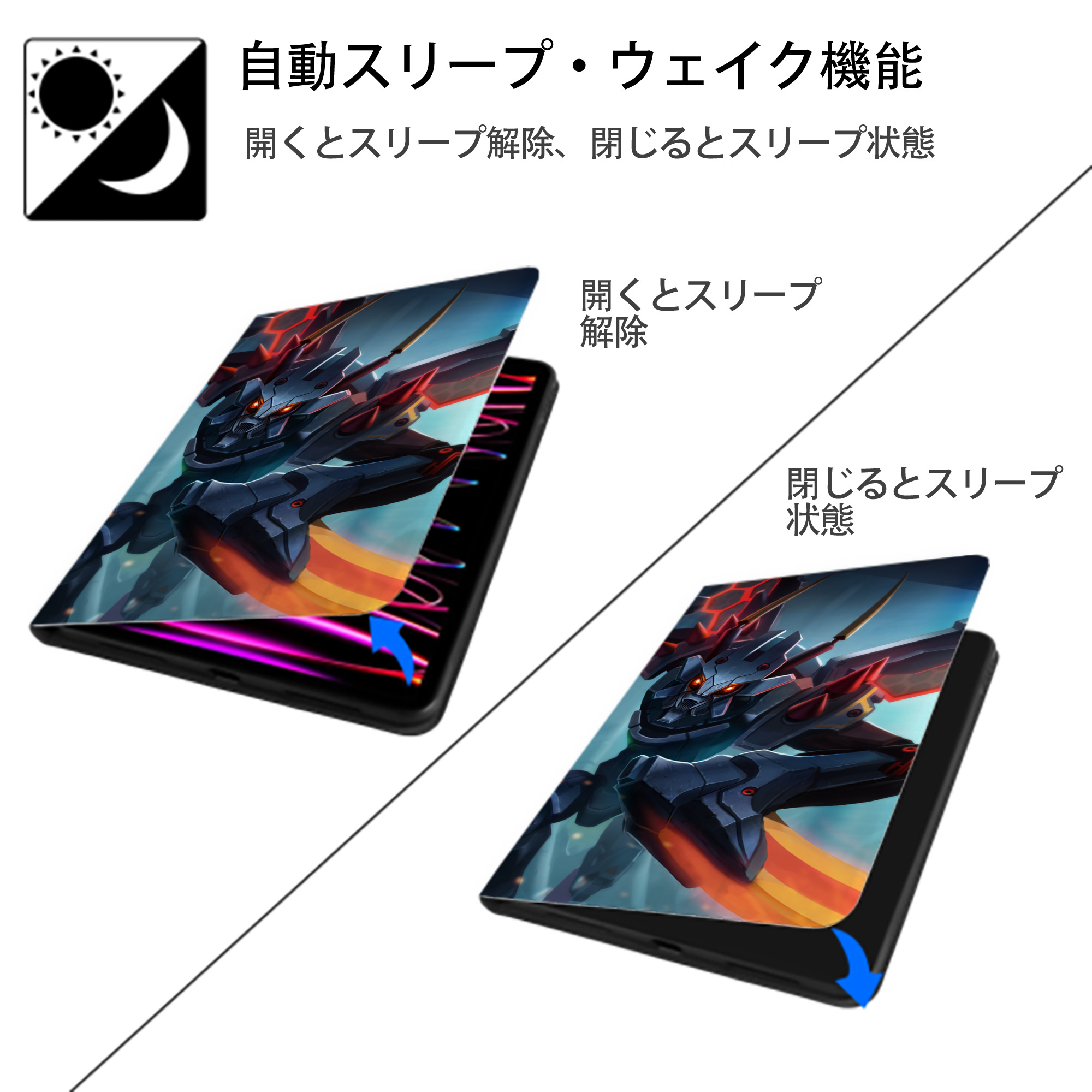 リーグ・オブ・レジェンド League of Legends LOL IPad ケース ブック型 PUレザー TPU 耐衝撃 軽量 薄型 ペン収納なし 全面保護 IPad 各モデル対応