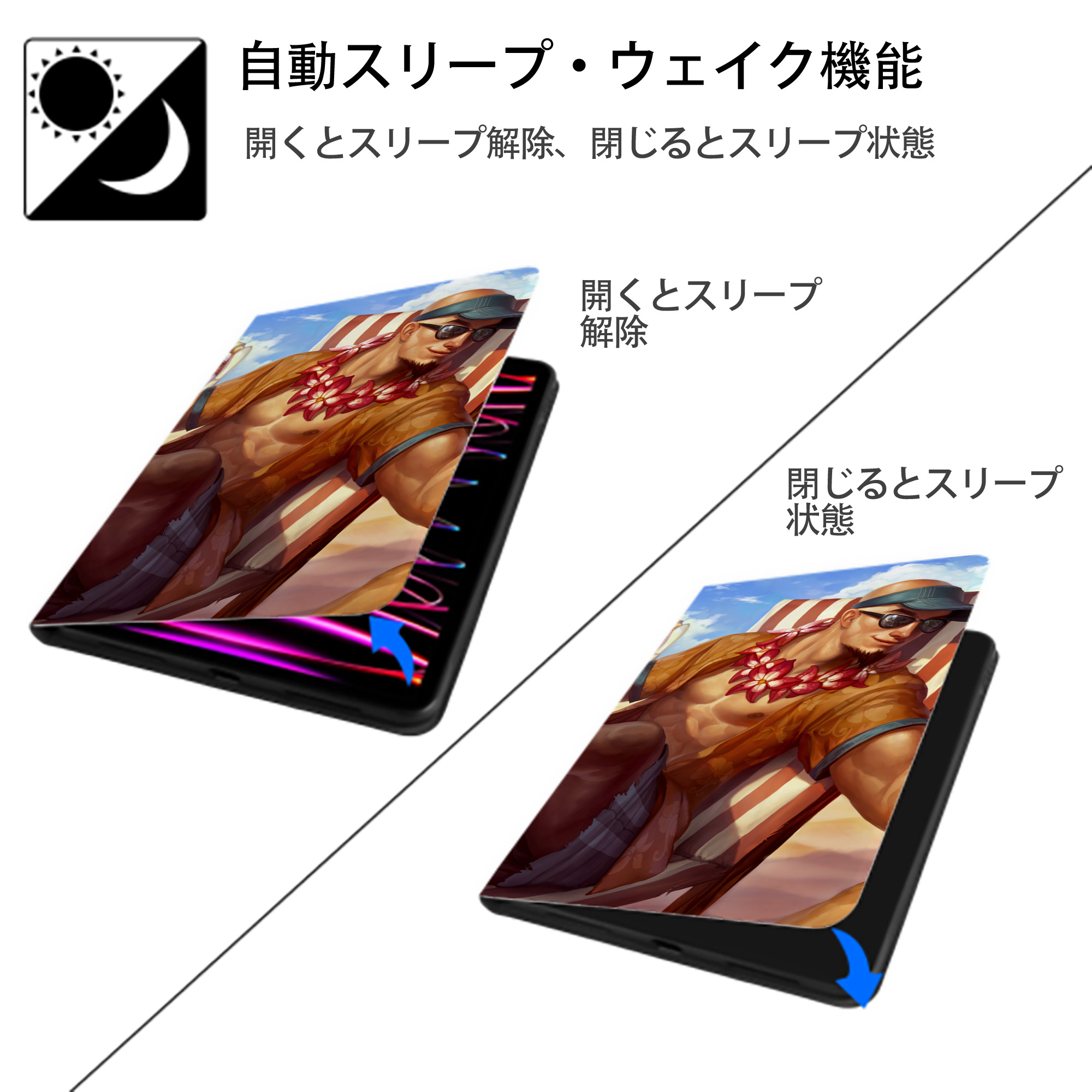リーグ・オブ・レジェンド League of Legends LOL IPad ケース ブック型 PUレザー TPU 耐衝撃 軽量 薄型 ペン収納なし 全面保護 IPad 各モデル対応