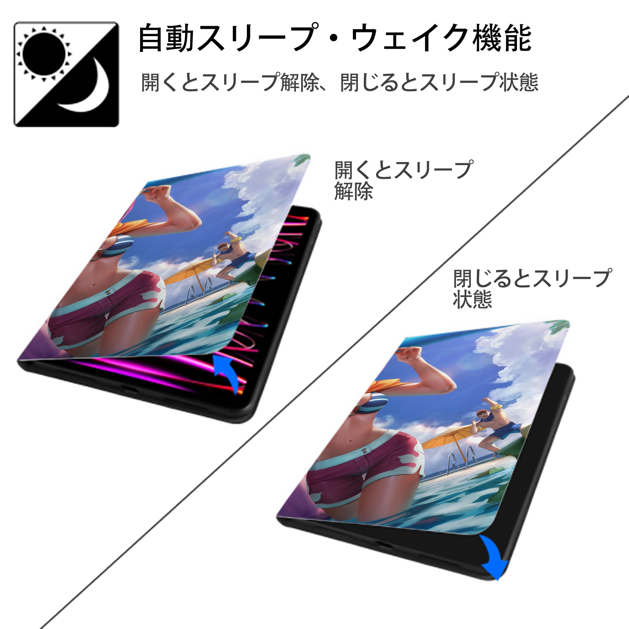 リーグ・オブ・レジェンド League of Legends LOL IPad ケース ブック型 PUレザー TPU 耐衝撃 軽量 薄型 ペン収納なし 全面保護 IPad 各モデル対応
