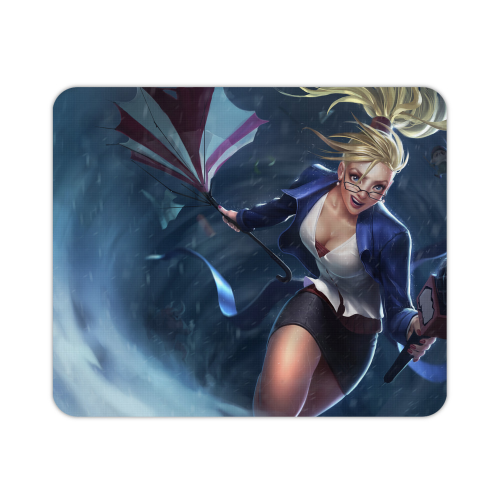 （画像用） リーグ・オブ・レジェンド League of Legends LOL マウスパッド ステッチ加工 ラバー素材 防水 滑り止め 超薄型 ゲーミング/オフィス対応