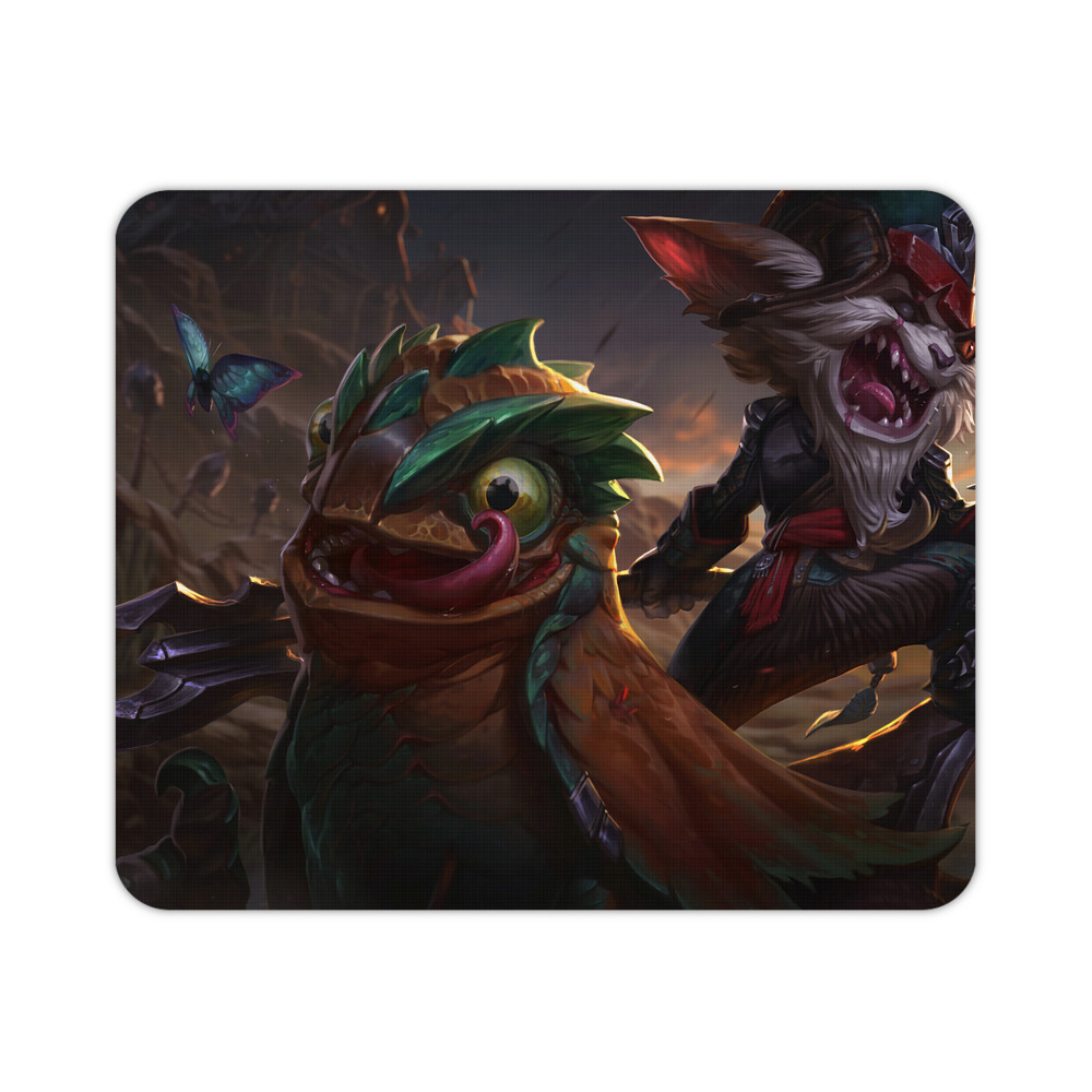 （画像用） リーグ・オブ・レジェンド League of Legends LOL マウスパッド ステッチ加工 ラバー素材 防水 滑り止め 超薄型 ゲーミング/オフィス対応
