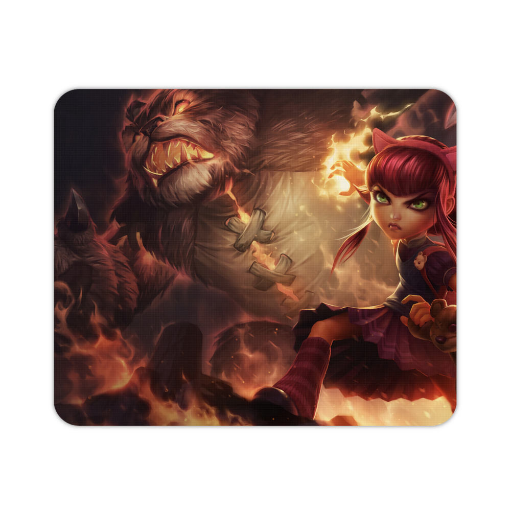 （画像用） リーグ・オブ・レジェンド League of Legends LOL マウスパッド ステッチ加工 ラバー素材 防水 滑り止め 超薄型 ゲーミング/オフィス対応