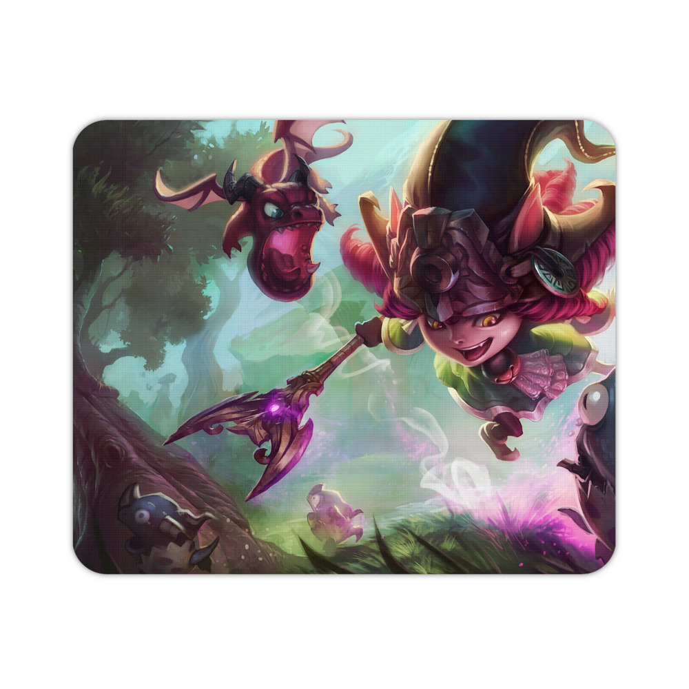 （画像用） リーグ・オブ・レジェンド League of Legends LOL マウスパッド ステッチ加工 ラバー素材 防水 滑り止め 超薄型 ゲーミング/オフィス対応