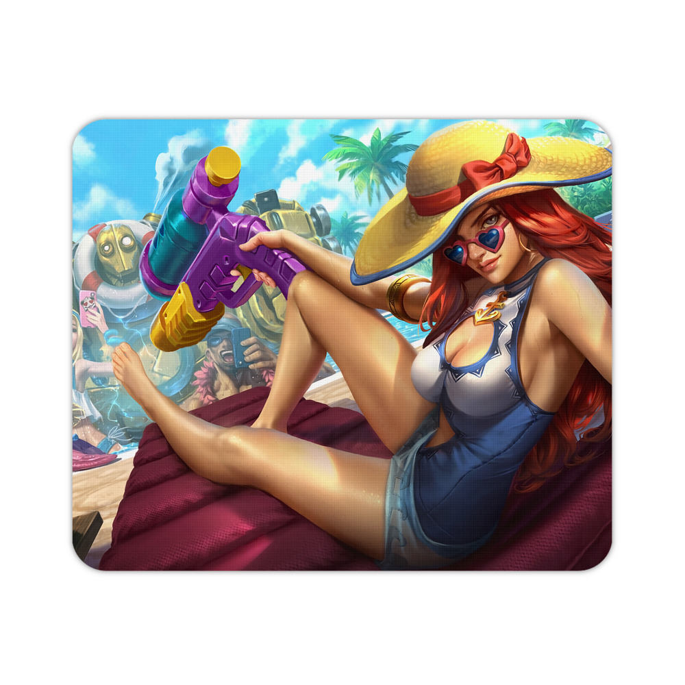 （画像用） リーグ・オブ・レジェンド League of Legends LOL マウスパッド ステッチ加工 ラバー素材 防水 滑り止め 超薄型 ゲーミング/オフィス対応