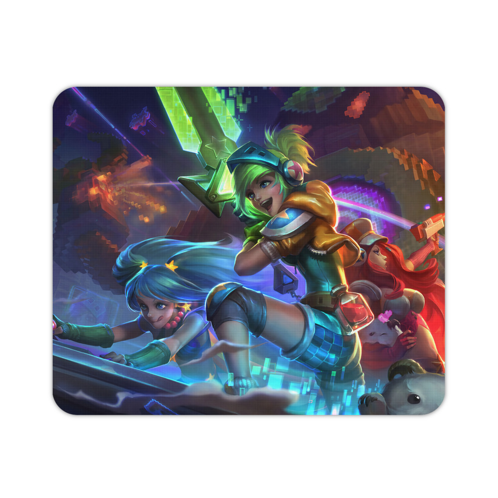 （画像用） リーグ・オブ・レジェンド League of Legends LOL マウスパッド ステッチ加工 ラバー素材 防水 滑り止め 超薄型 ゲーミング/オフィス対応
